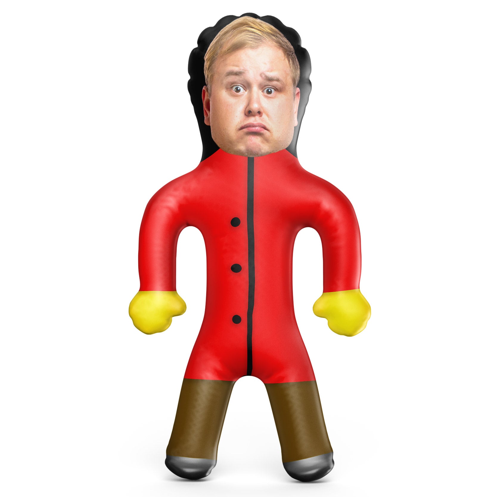 Snow Boy Red Blow Up Doll