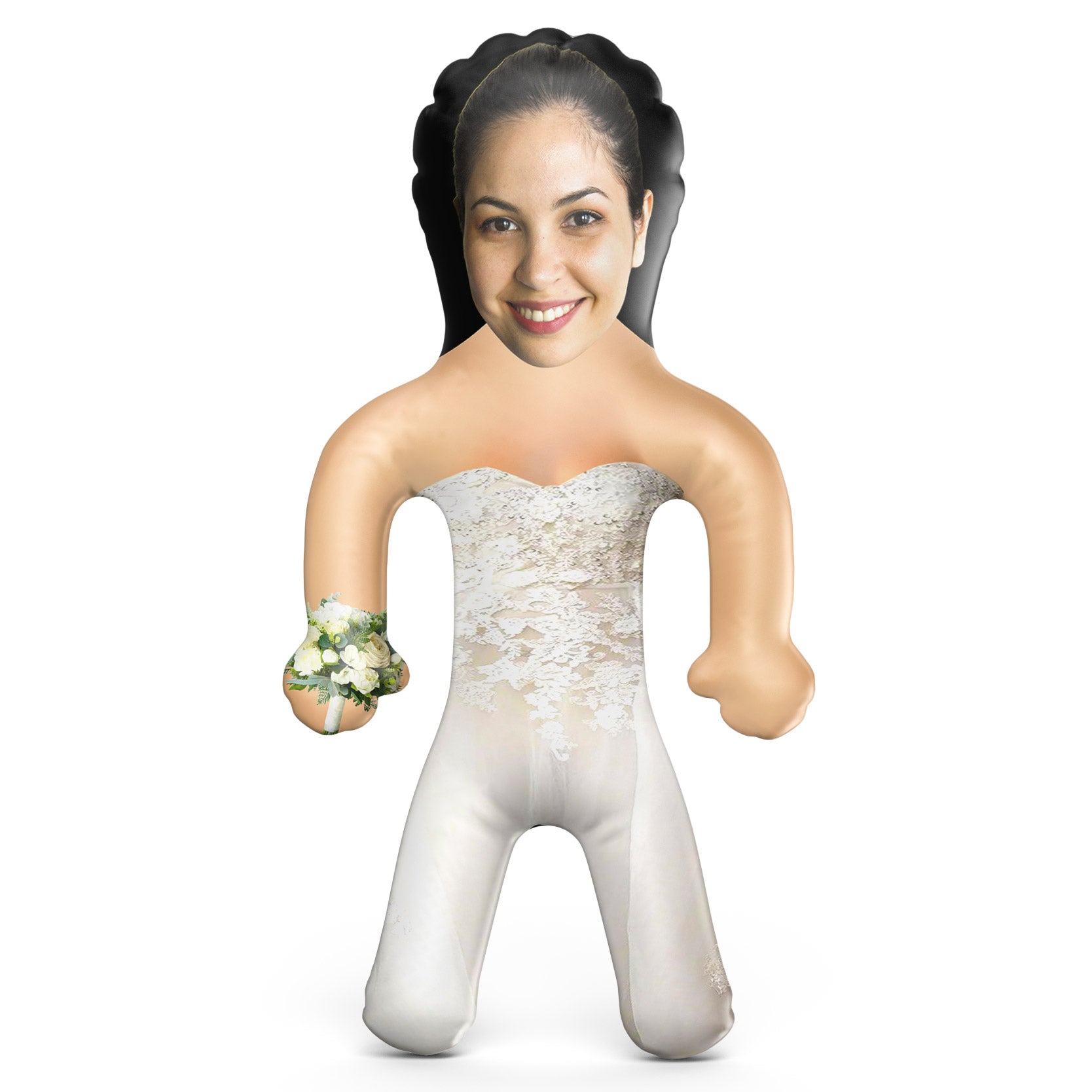 Bride Wedding Dress With Sweetheart Neckline Blow Up Doll