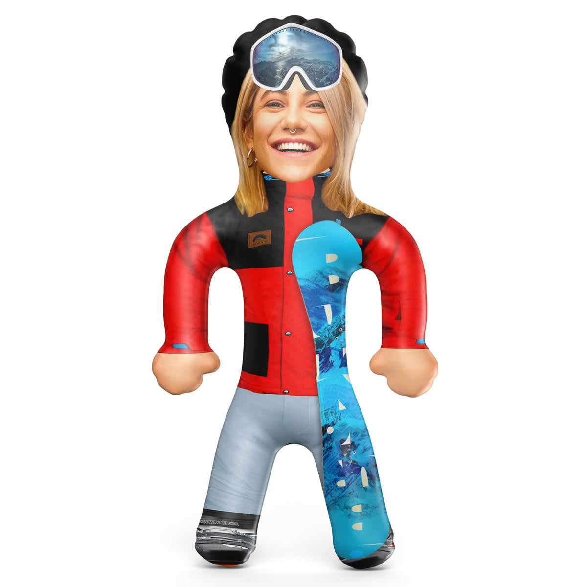 Snowboarder Blow Up Doll