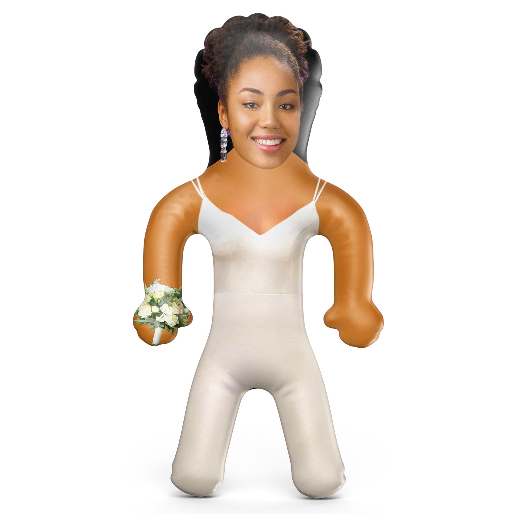 Bride Double Strap Wedding Dress Blow Up Doll