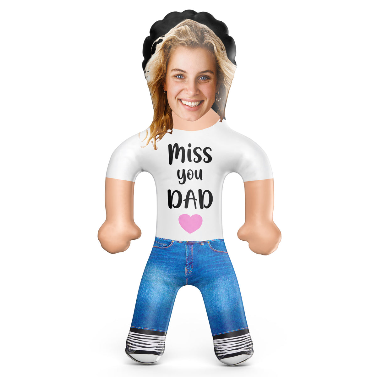 Miss You Dad Blow Up Doll