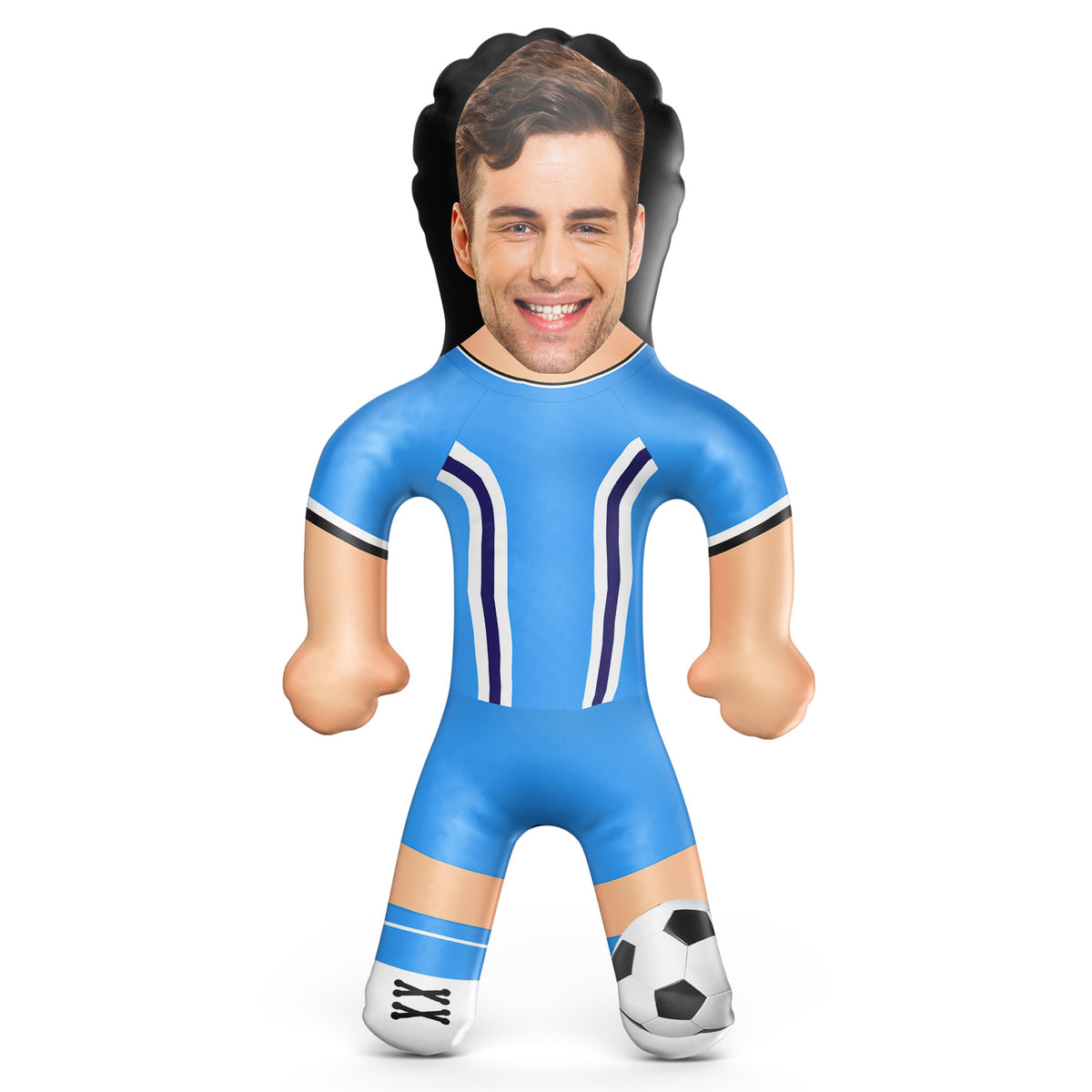 The Sky Blues Football Kit Blow Up Doll