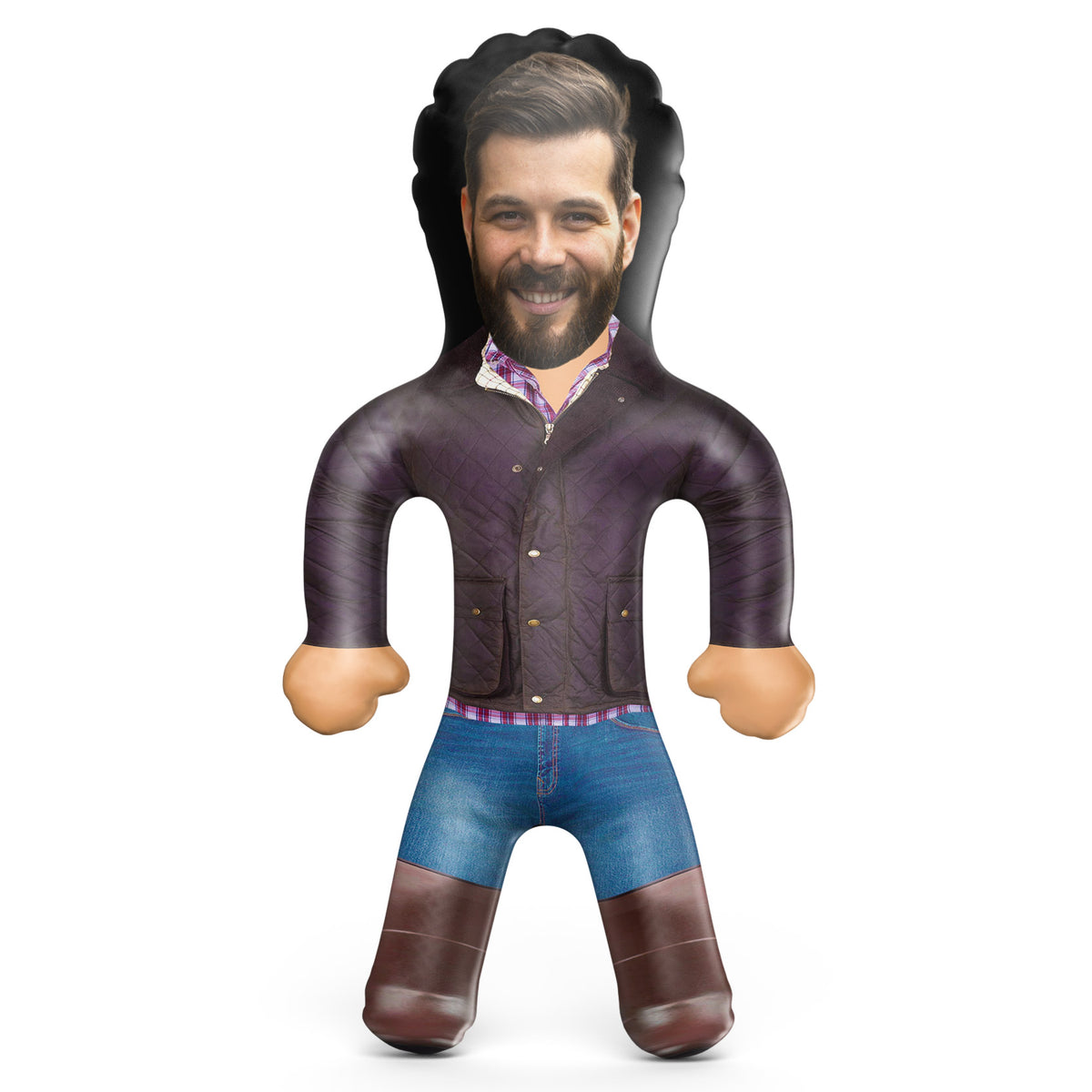 Farmer Quilted Jacket Blow Up Doll