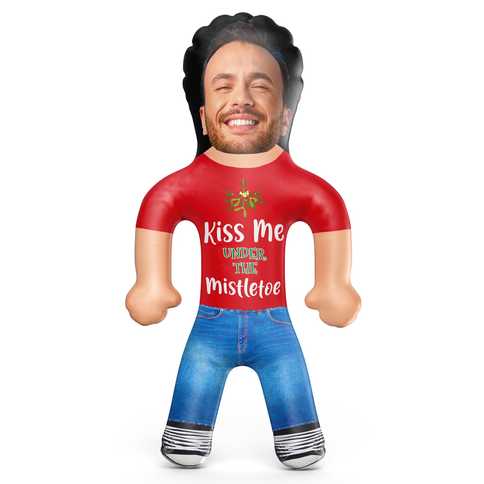 Kiss Me Under The Mistletoe Blow Up Doll