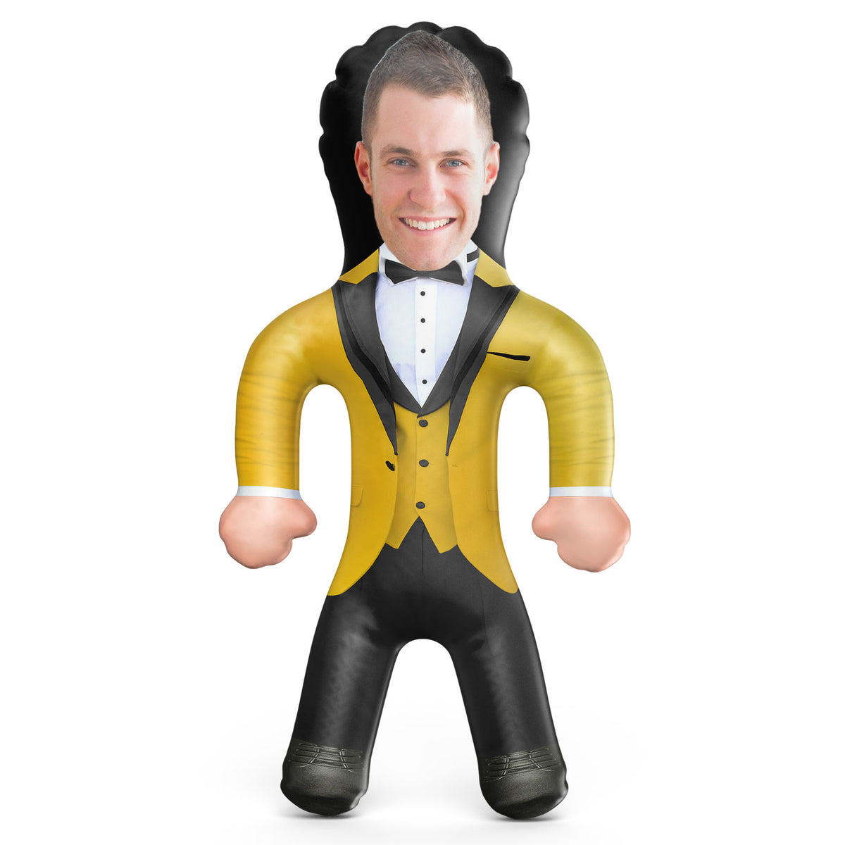Tuxedo Gold Blow Up Doll