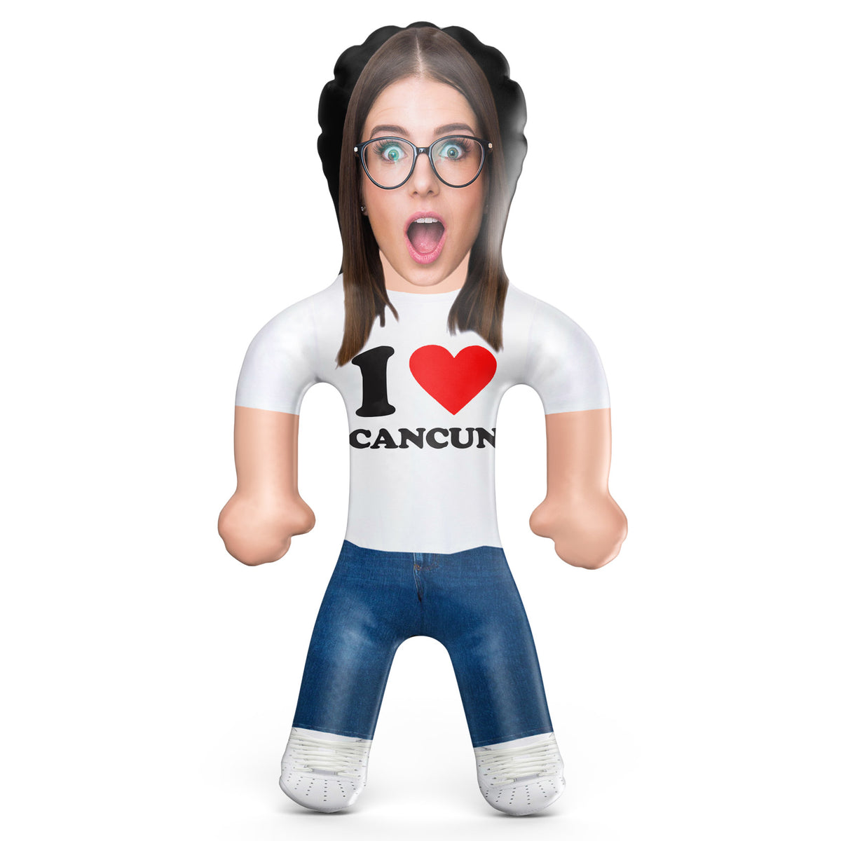 I Heart Cancun Blow Up Doll