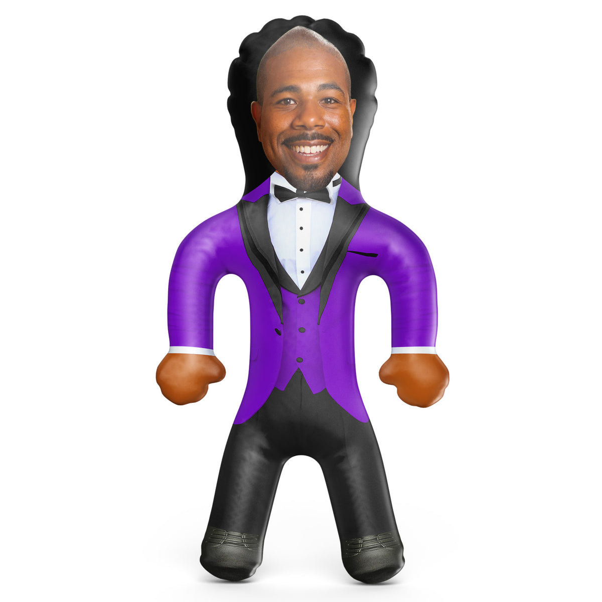 Tuxedo Purple Blow Up Doll