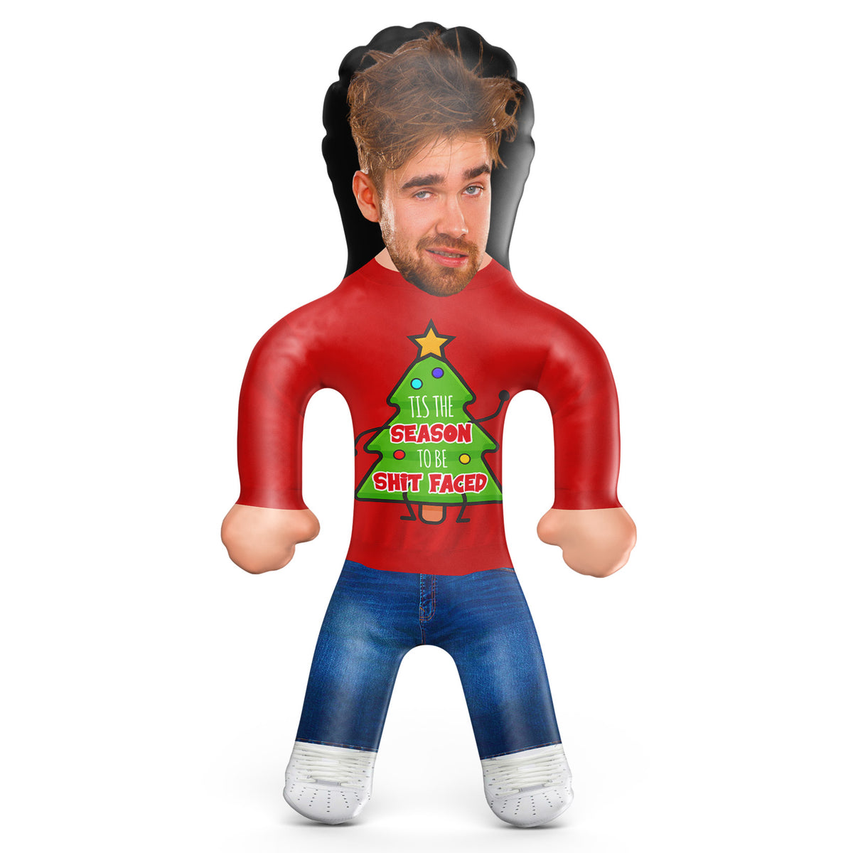 Tis The Season To Be Shit Faced Blow Up Doll