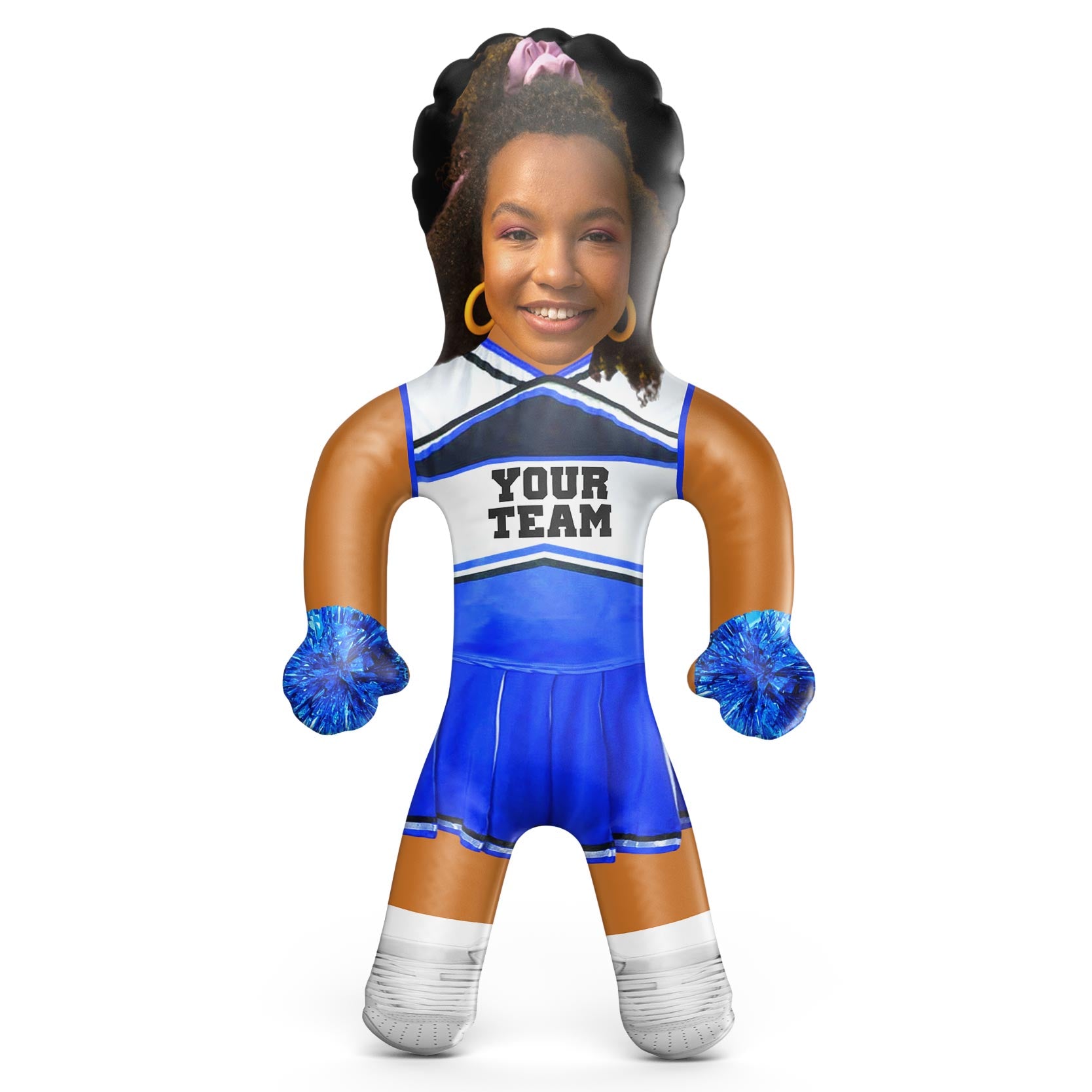 Your Team Cheerleader Blue Blow Up Doll