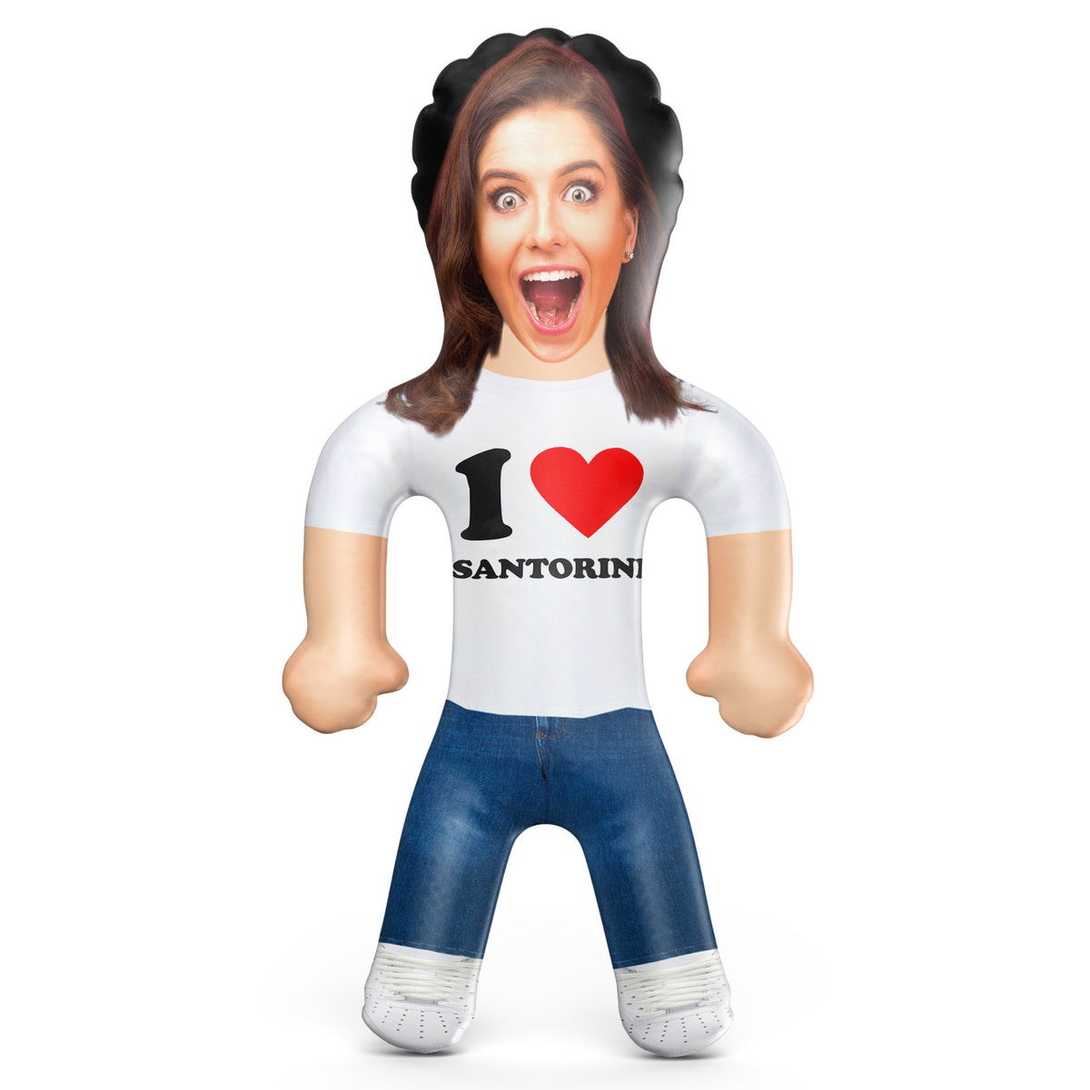 I Heart Santorini Blow Up Doll