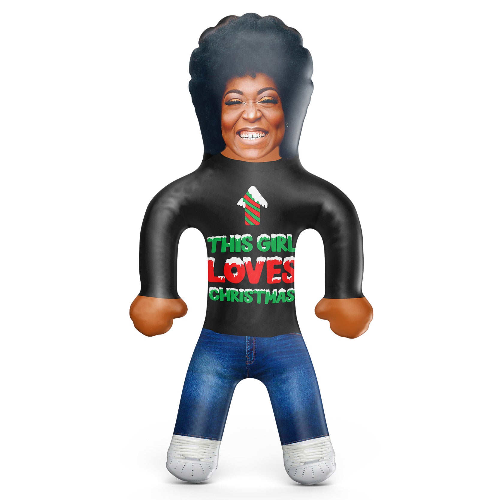 This Girl Loves Christmas Blow Up Doll