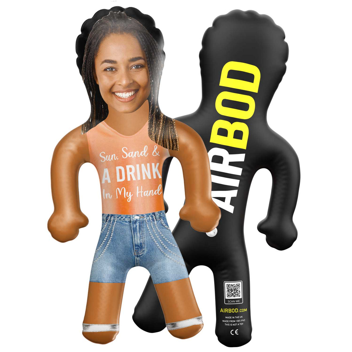 Sun, Sand & A Drink In My Hand Blow Up Doll