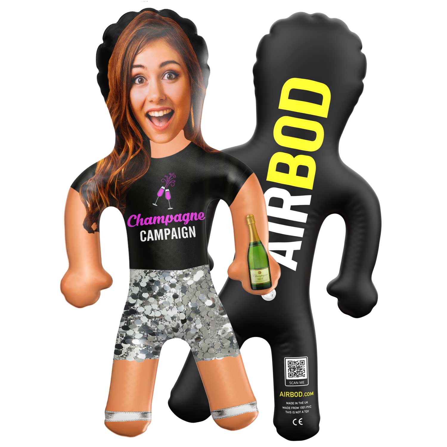 Champagne Campaign Blow Up Doll