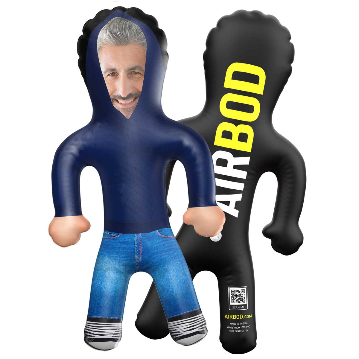 Navy Hoodie Blow Up Doll