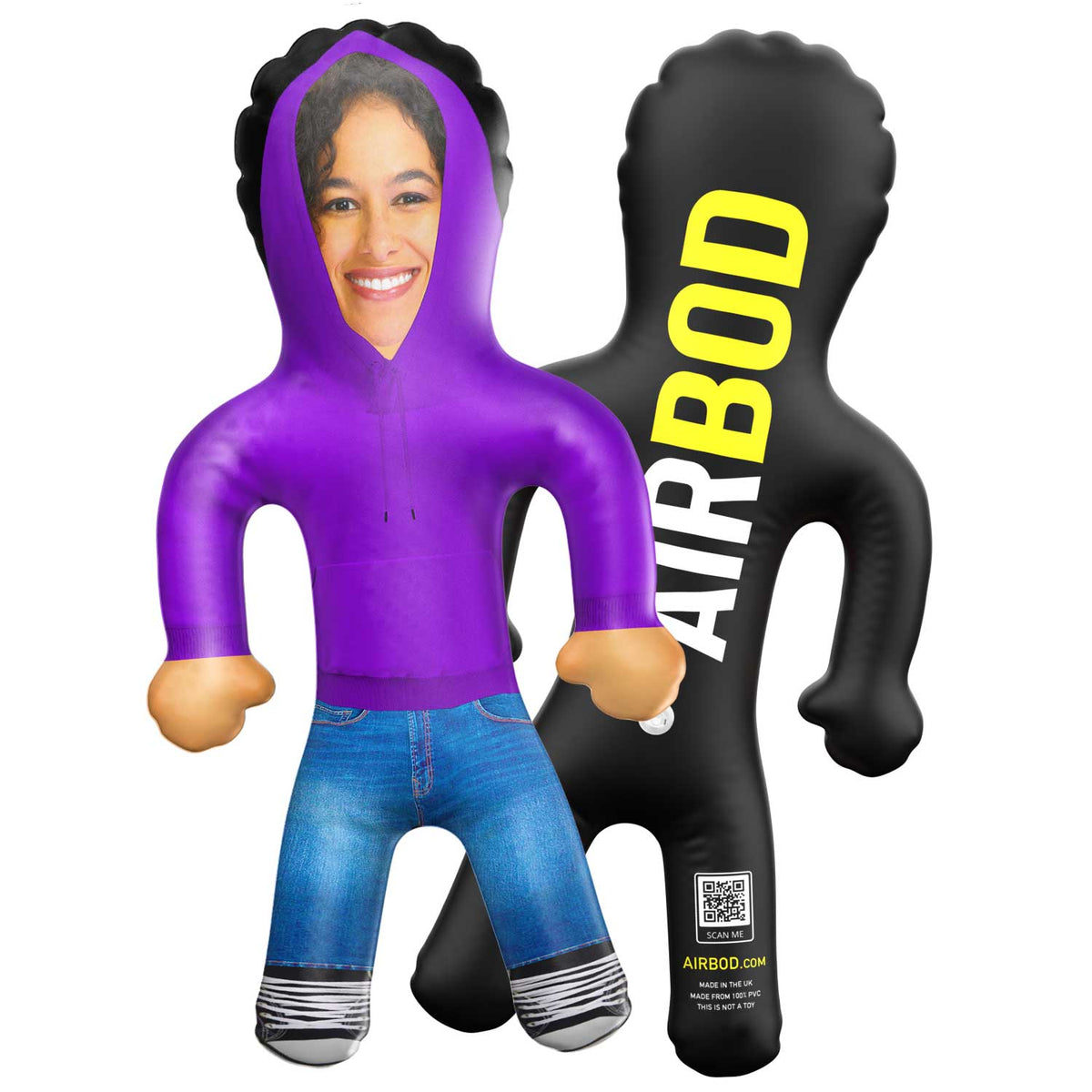 Purple Hoodie Blow Up Doll