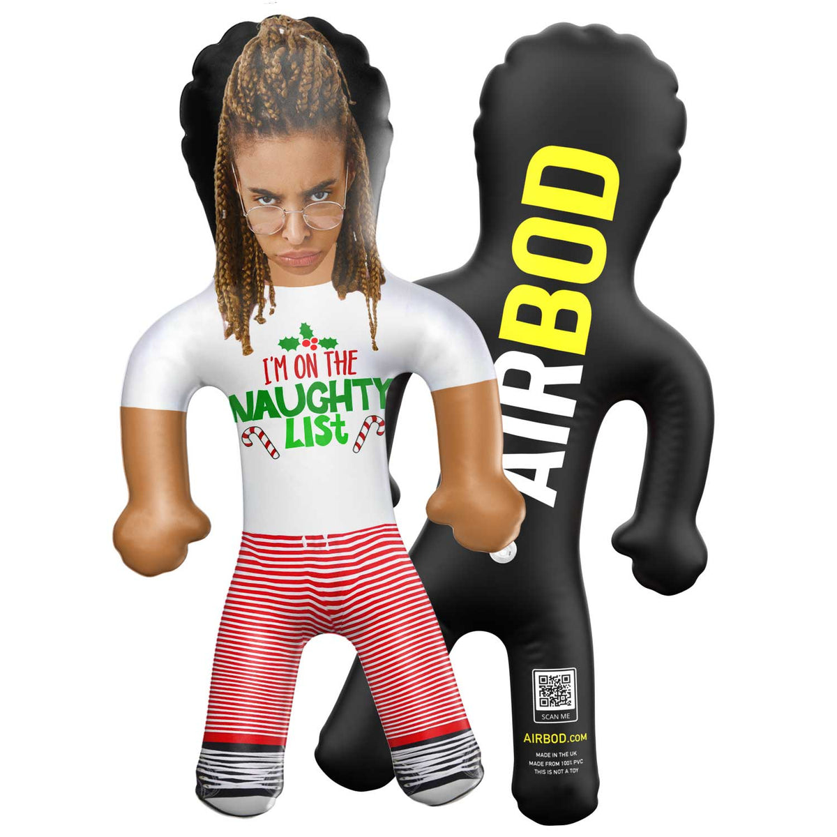 Im on the Naughty List Blow Up Doll