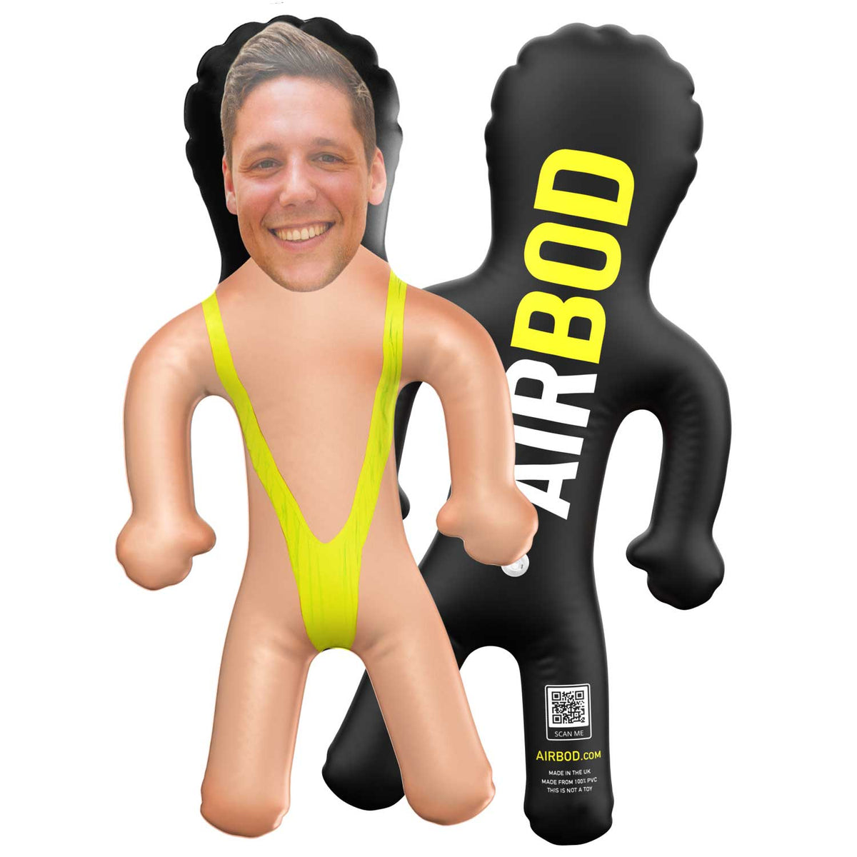 Yellow Mankini Blow Up Doll