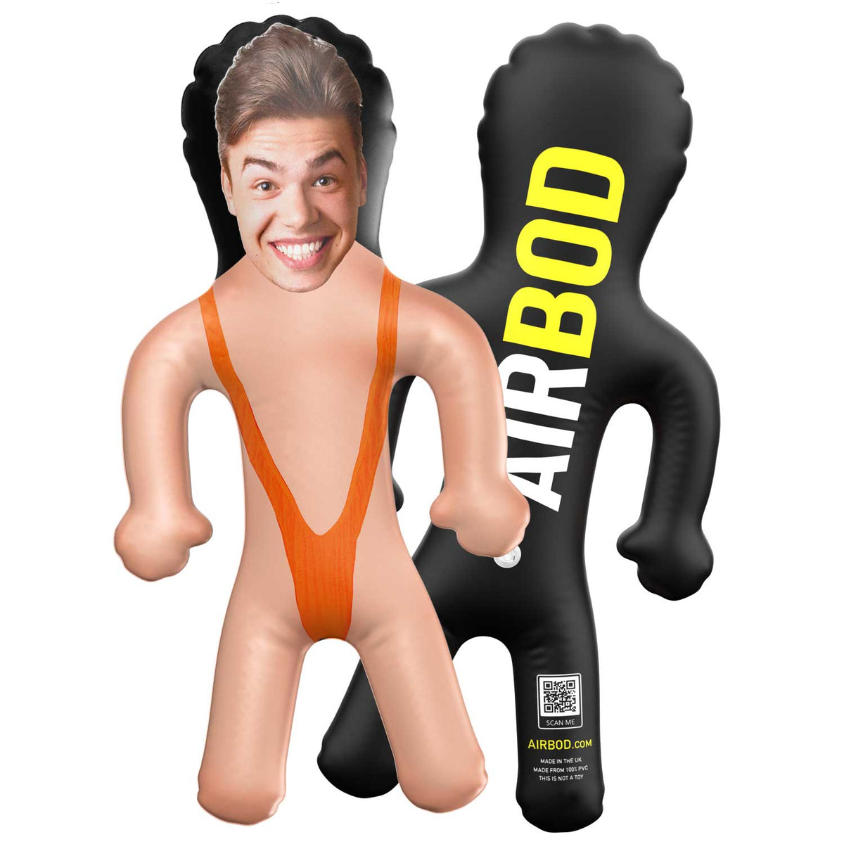 Orange Mankini Blow Up Doll