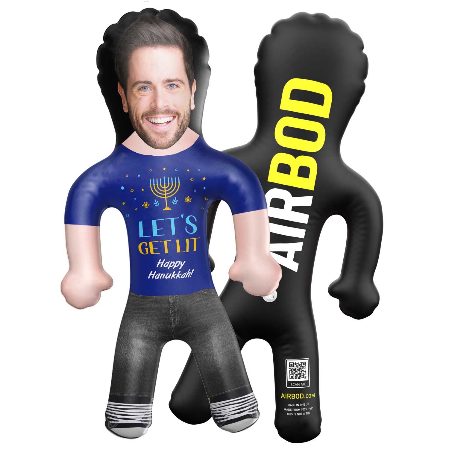 Let's get Lit! Happy Hanukkah Blow Up Doll