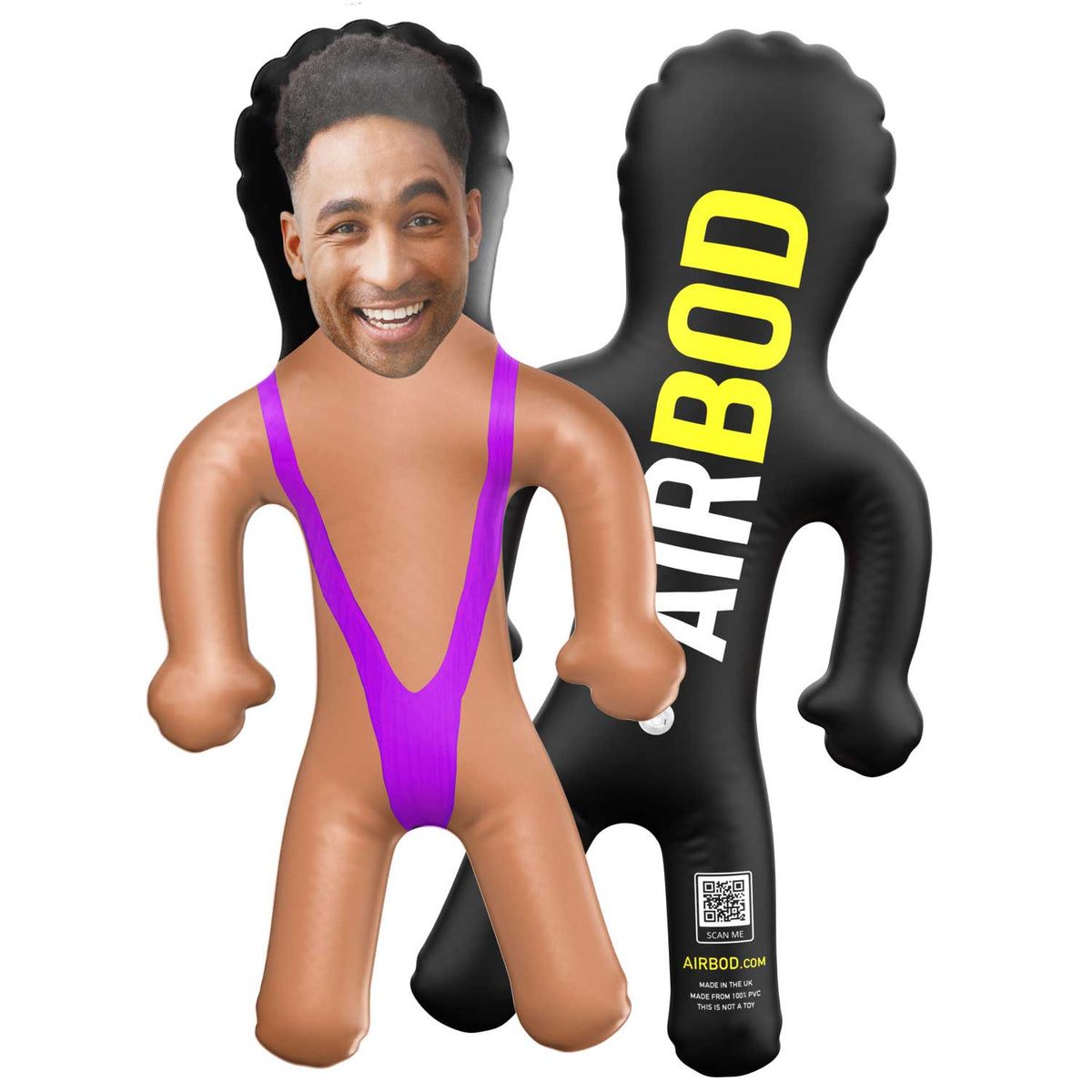 Purple Mankini Blow Up Doll