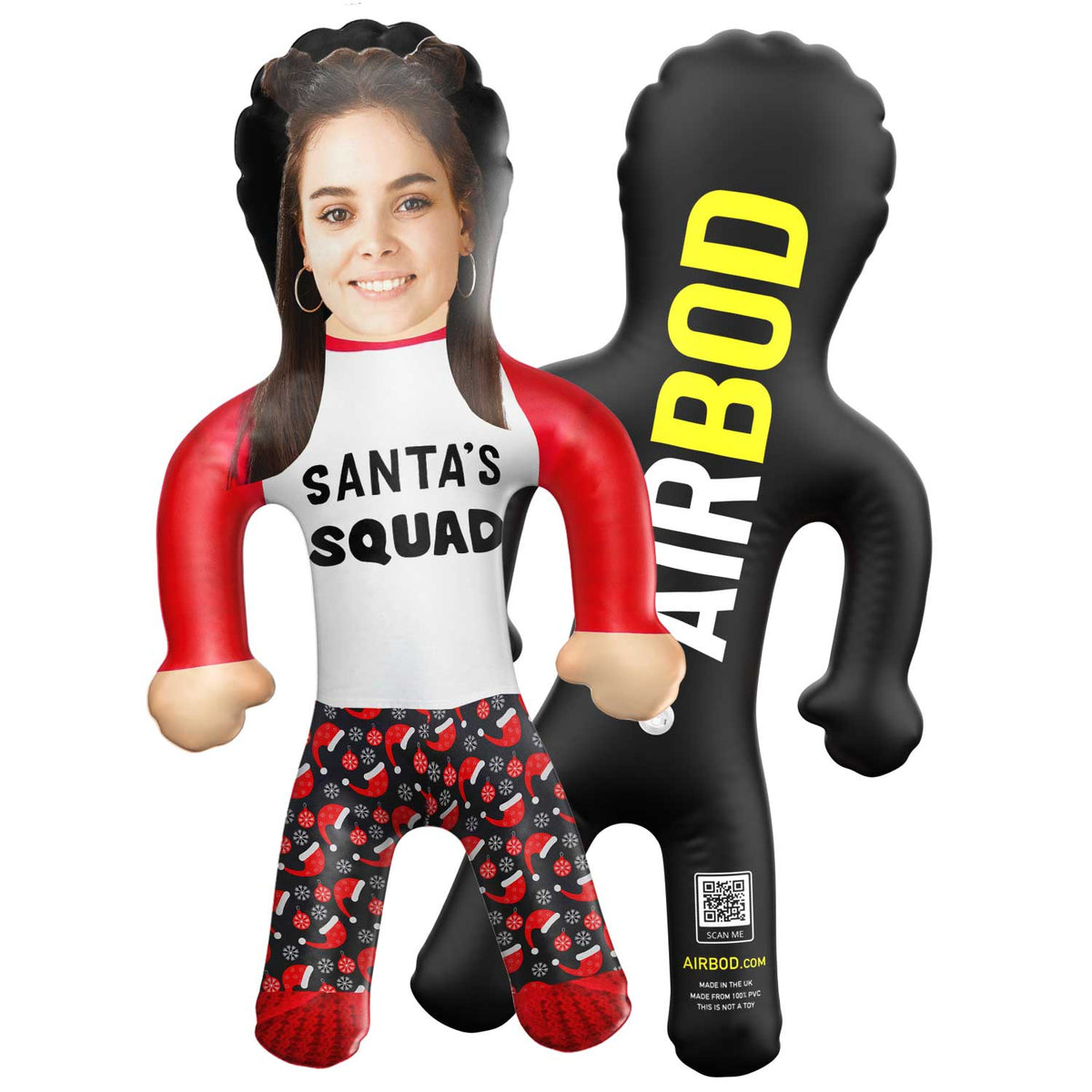 Santas Squad Pyjama Set Blow Up Doll