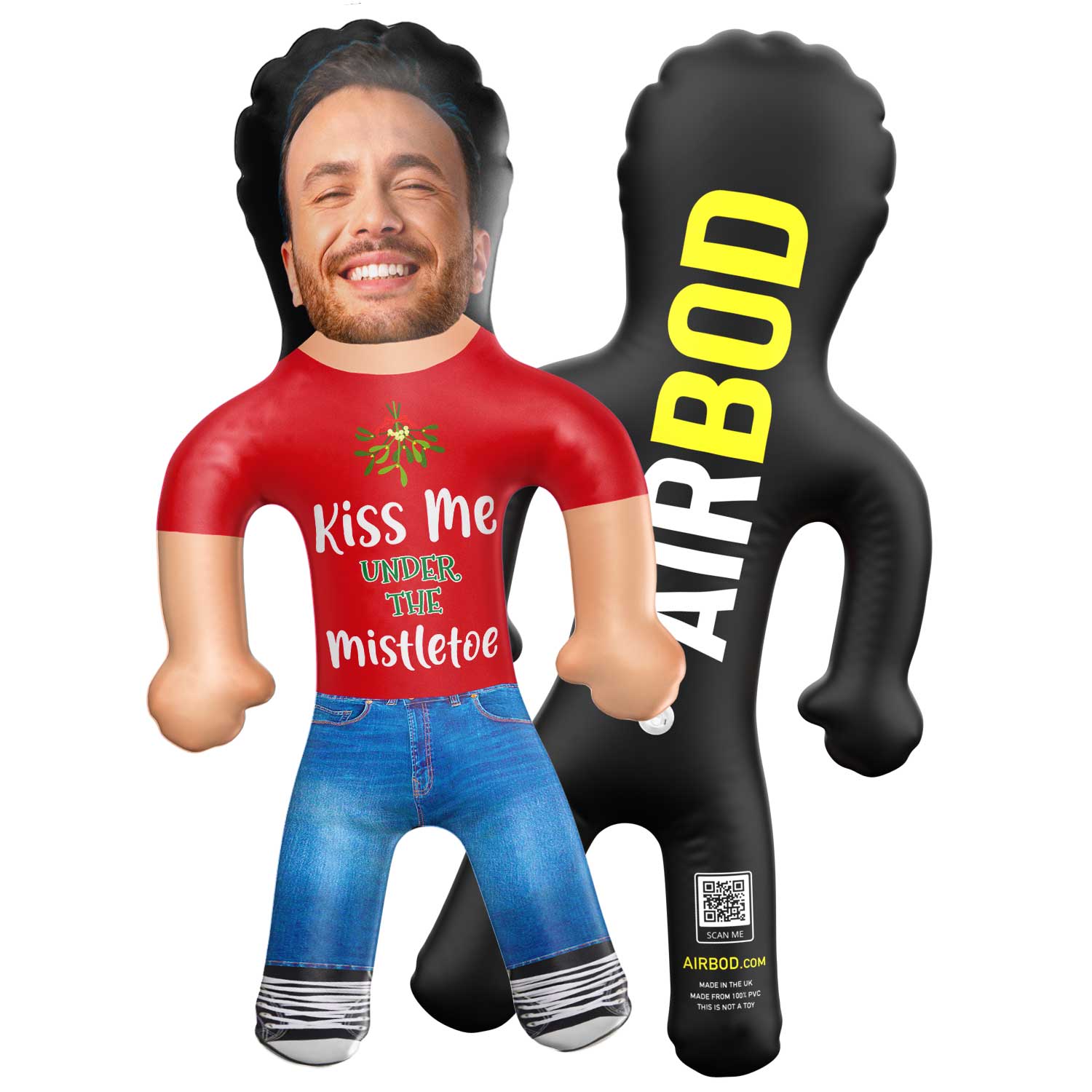 Kiss Me Under The Mistletoe Blow Up Doll
