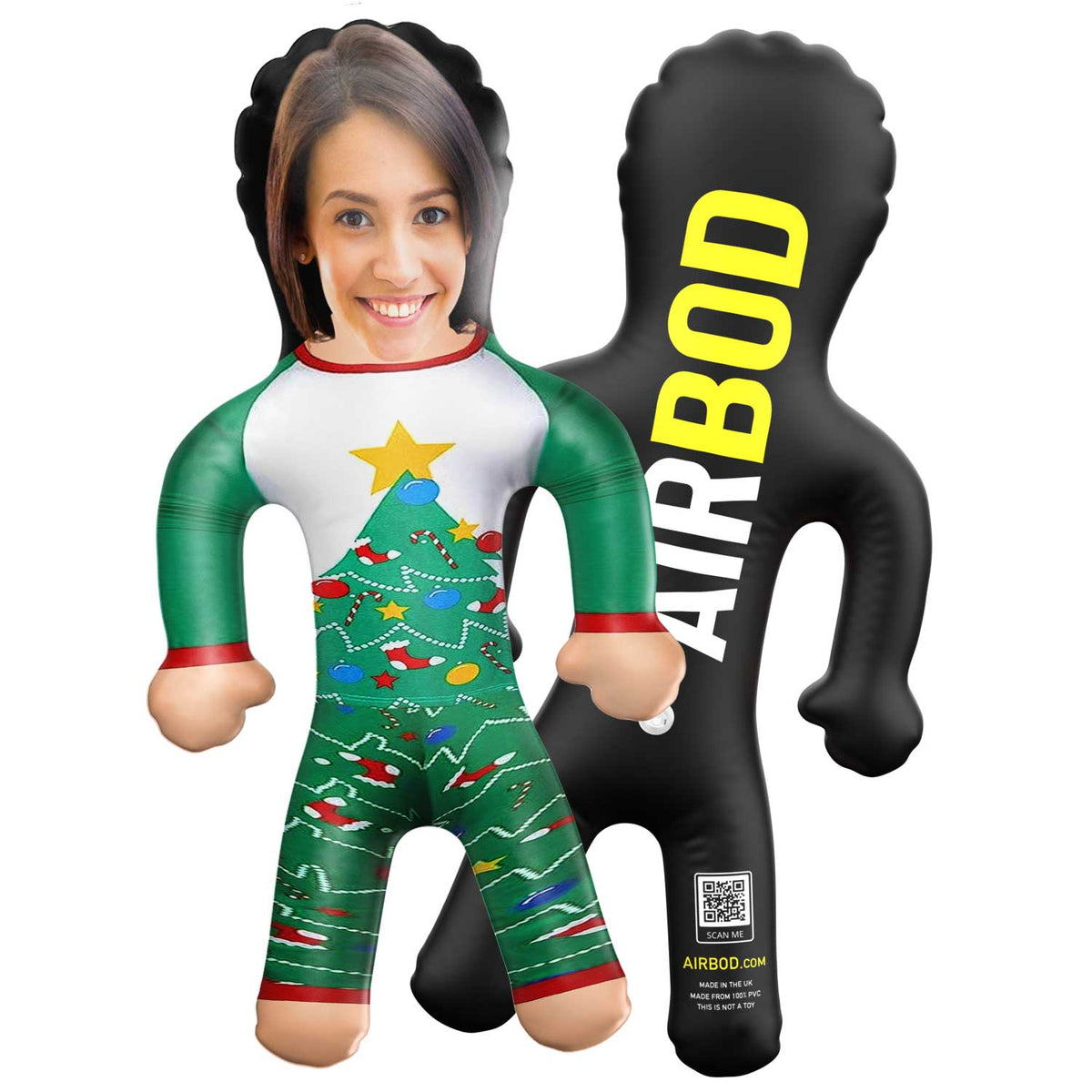 Green Christmas Pyjama Set Blow Up Doll