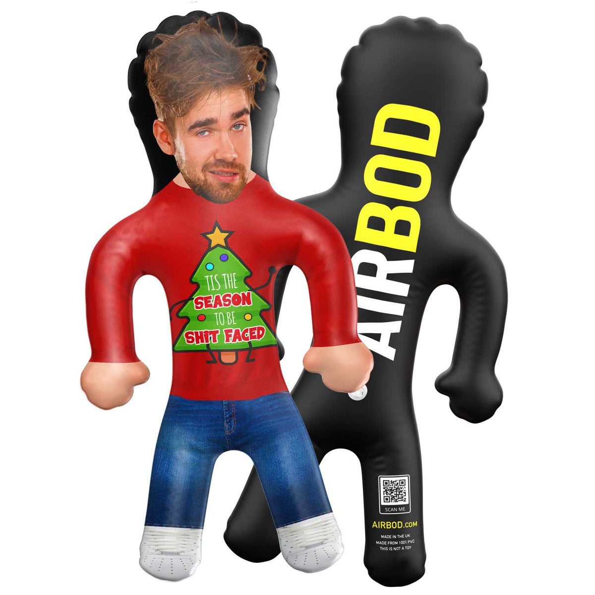 Tis The Season To Be Shit Faced Blow Up Doll