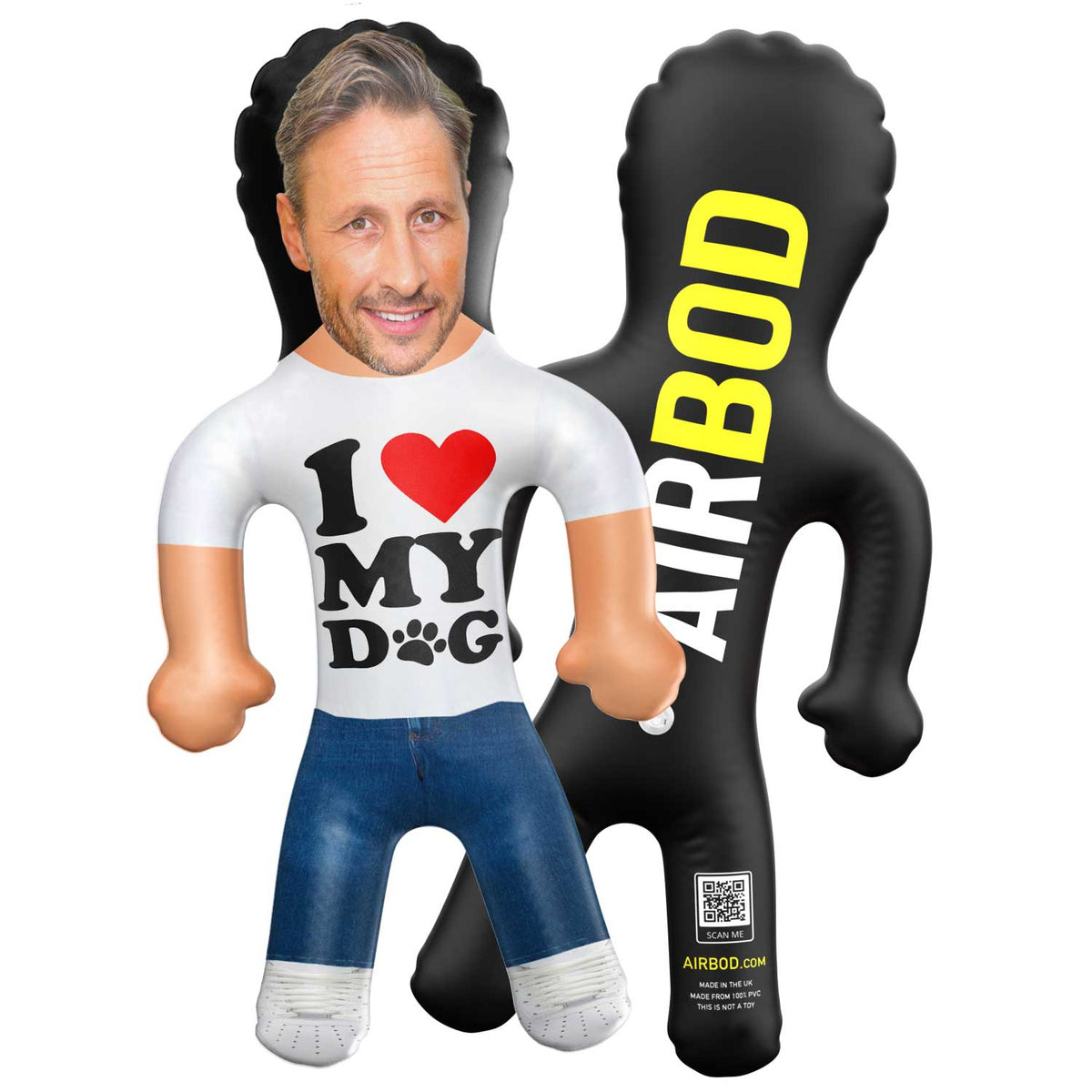 I Heart My Dog Blow Up Doll