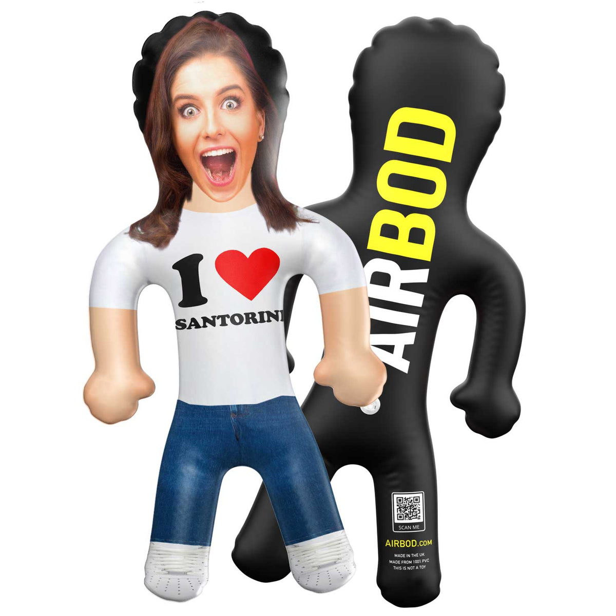 I Heart Santorini Blow Up Doll