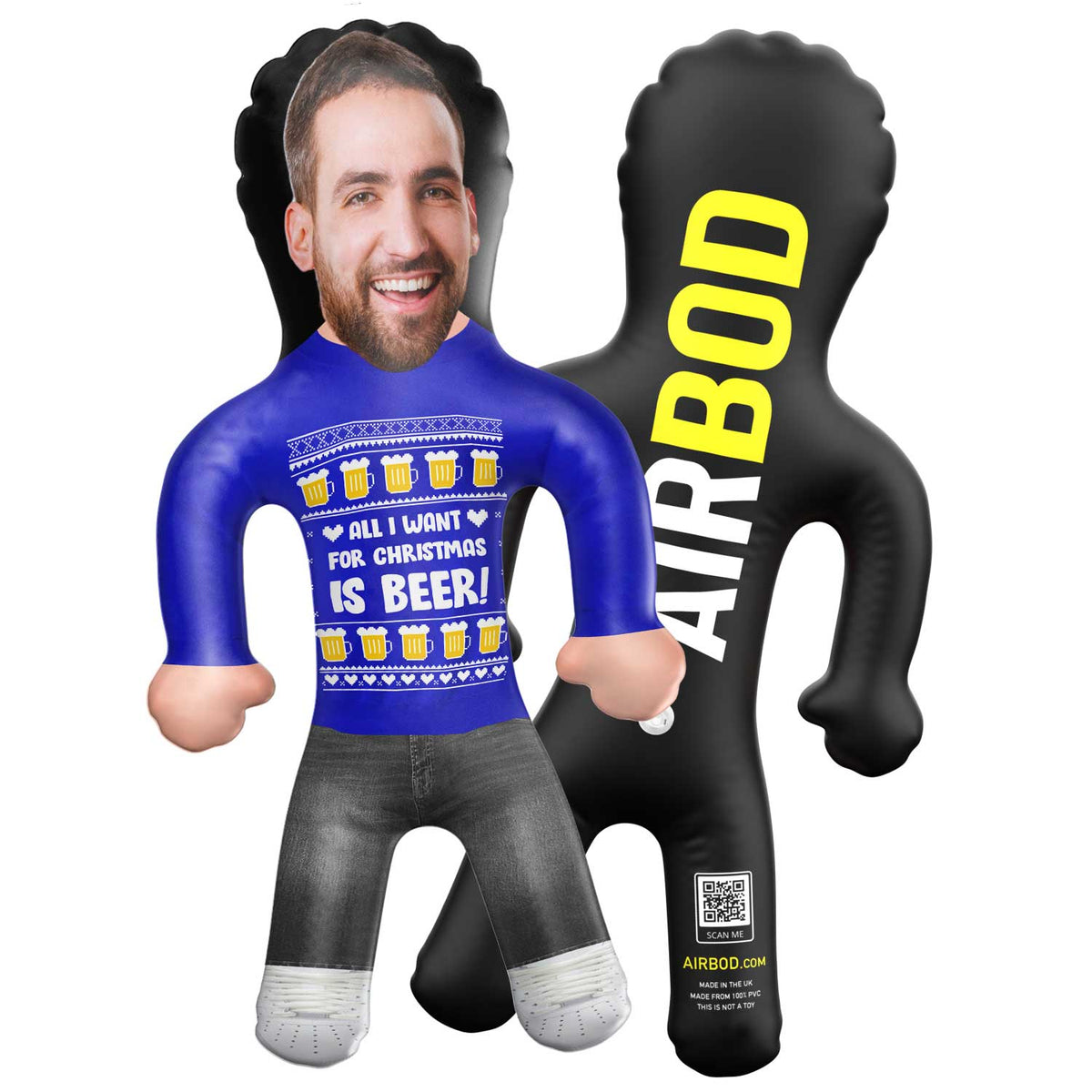 All I Want For Christmas Is Beer Blow Up Doll