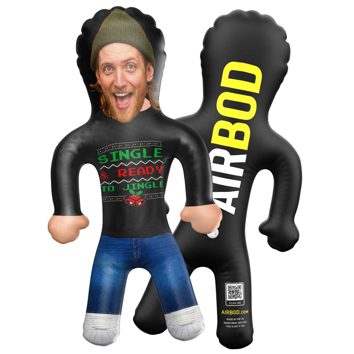 Single and Ready To Jingle Blow Up Doll