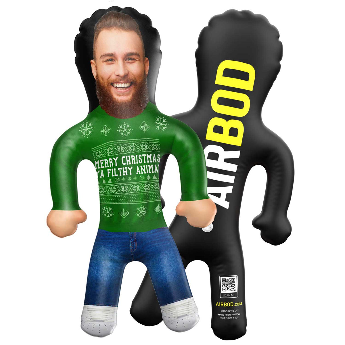 Merry Christmas Ya Filthy Animal Blow Up Doll