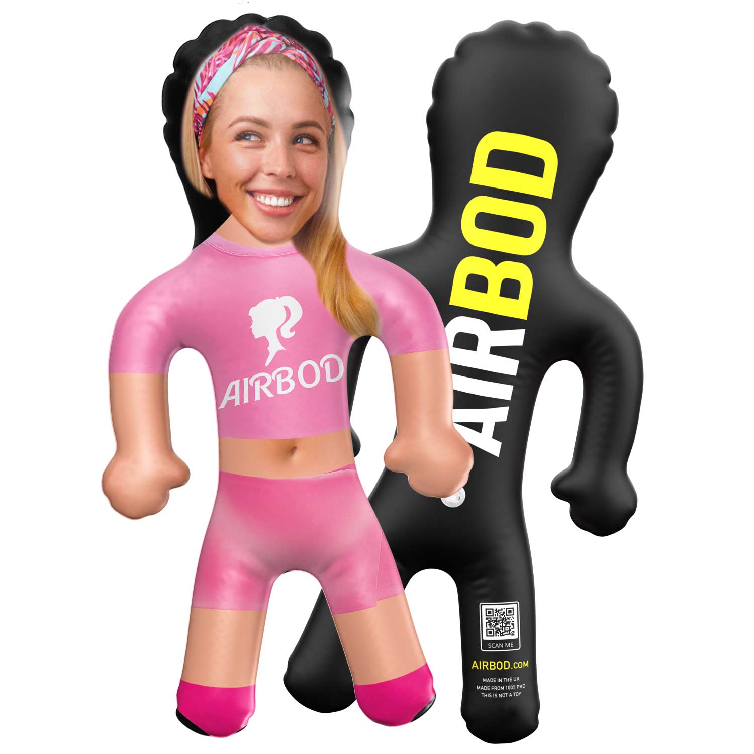 Pink Air Bod Blow Up Doll