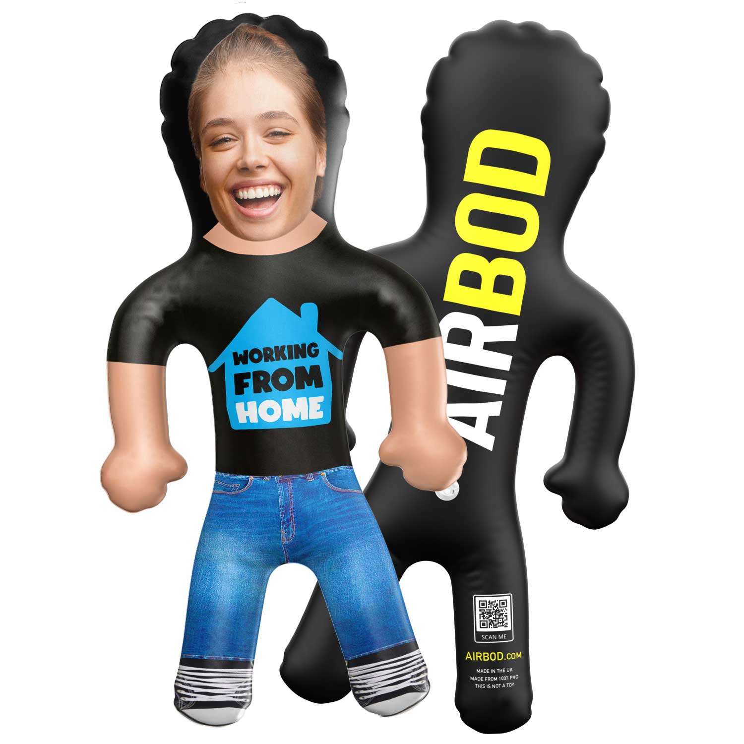 Working From Home Blow Up Doll