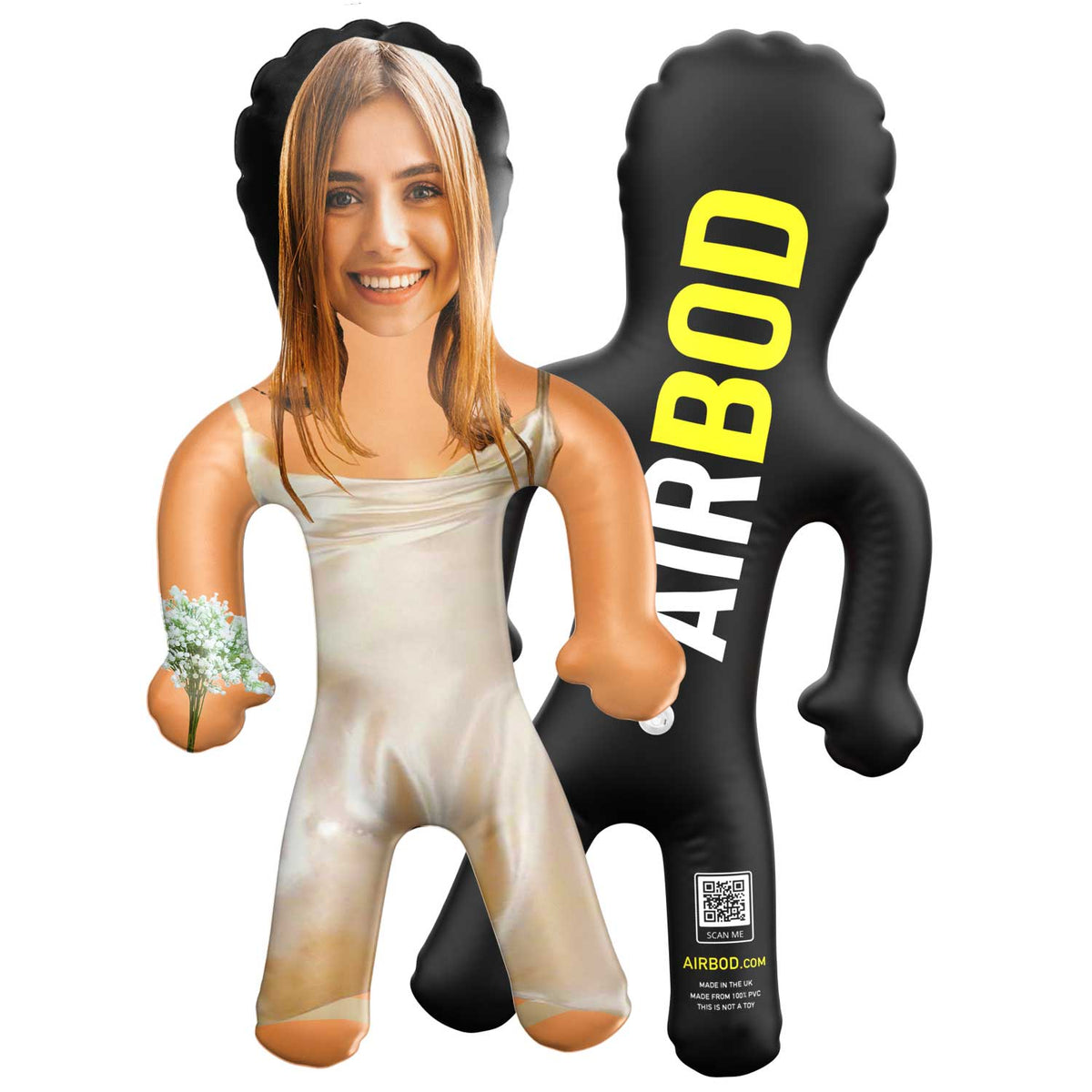 Bridesmaid Dress - Champagne Blow Up Doll
