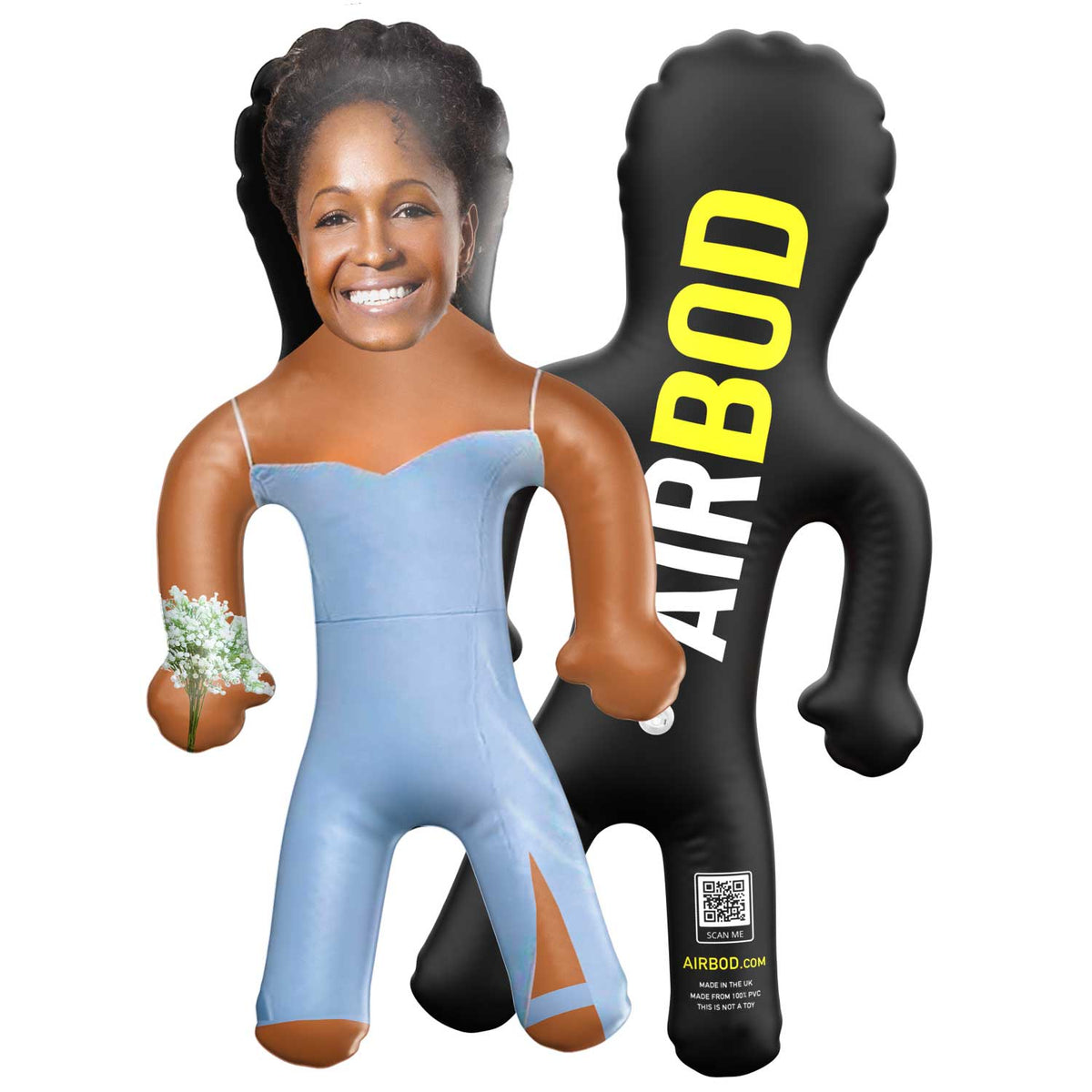 Bridesmaid Dress - Light Blue Blow Up Doll