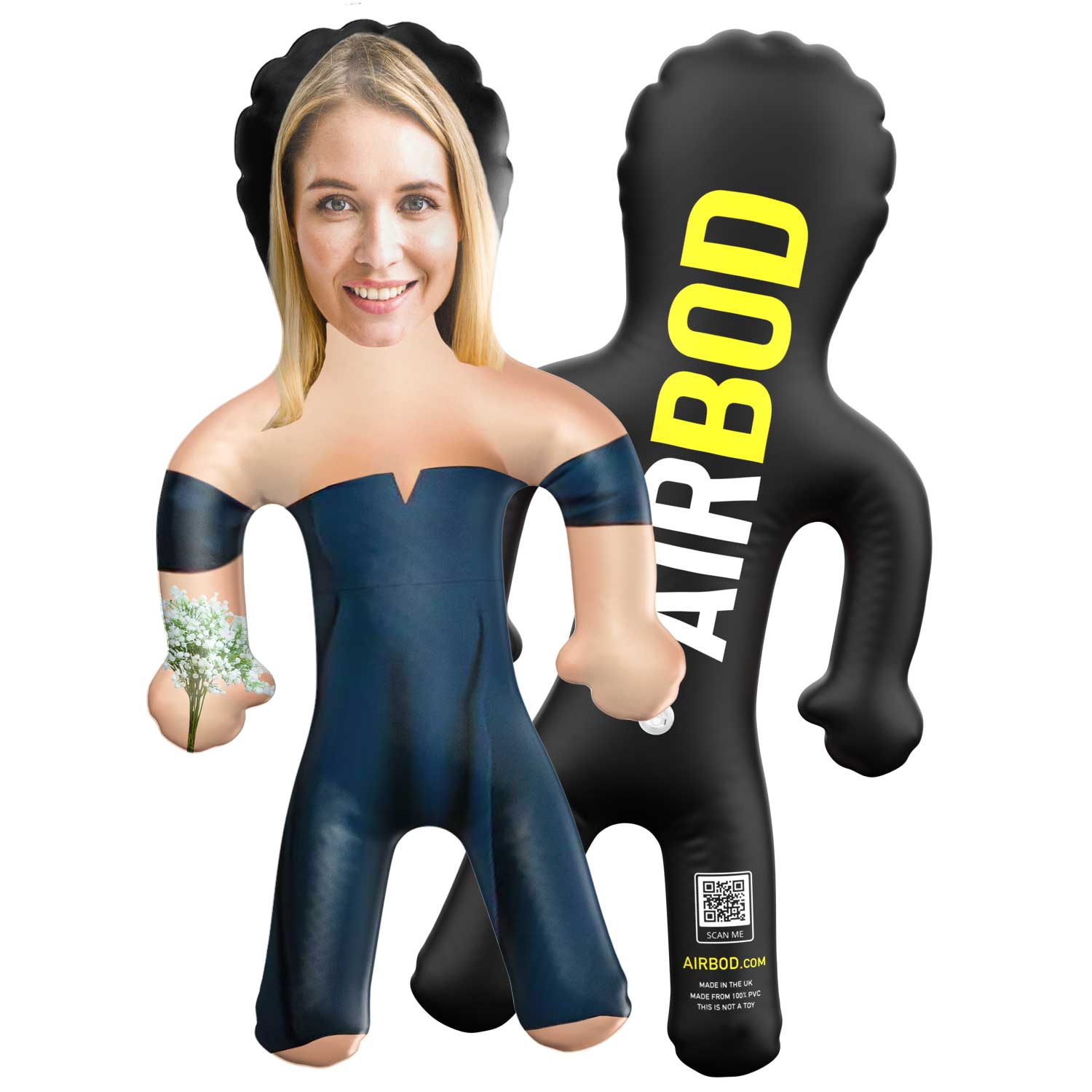 Bridesmaid Dress - Navy Blow Up Doll