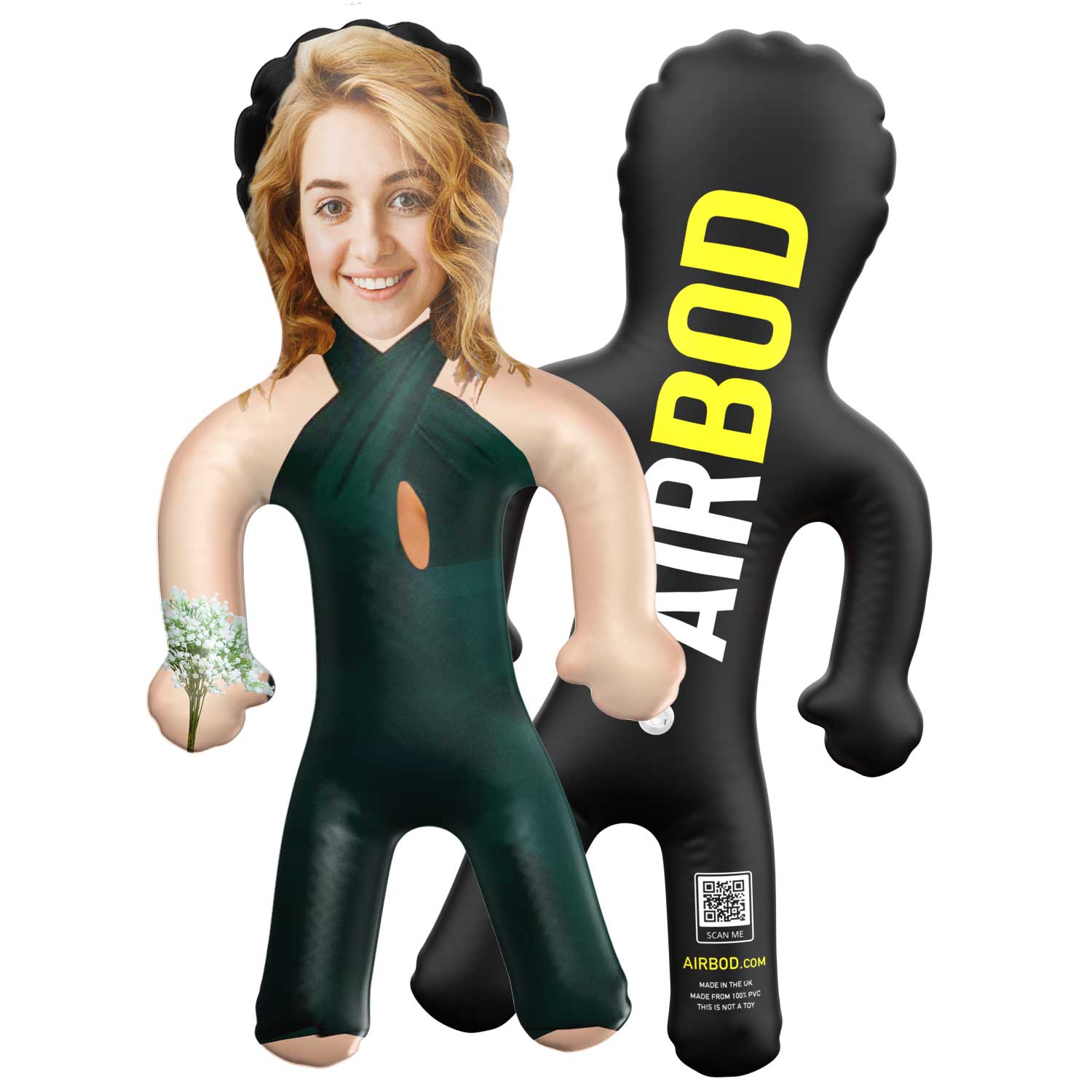 Bridesmaid Dress - Dark Green Blow Up Doll