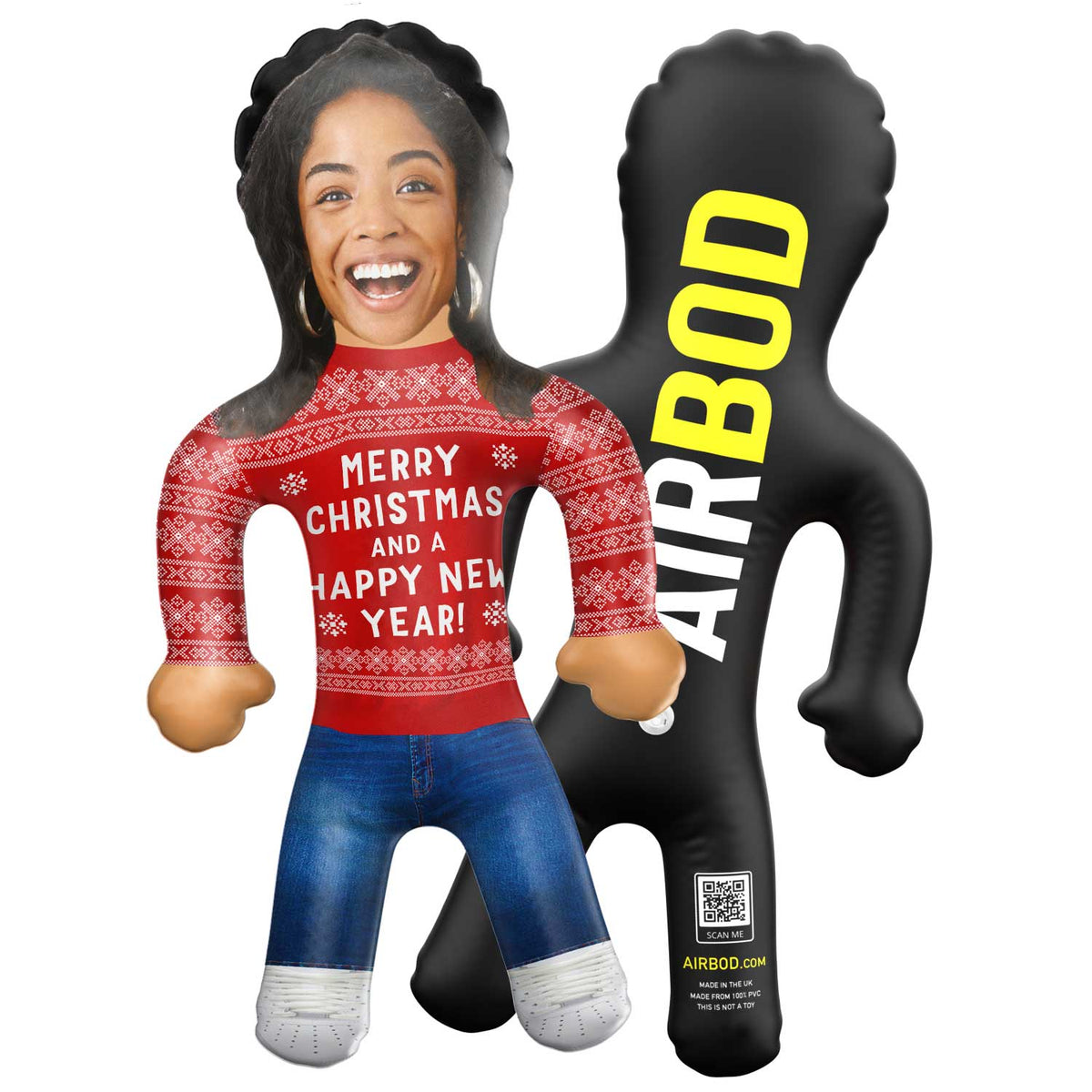 Merry Christmas & Happy New Year Blow Up Doll