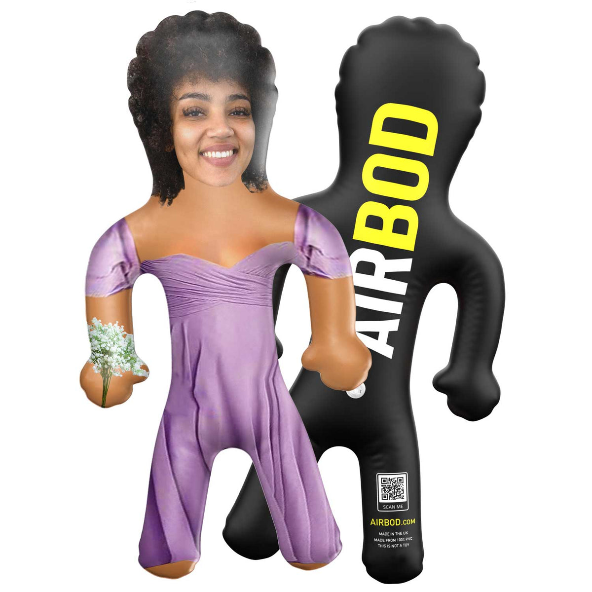 Bridesmaid Dress - Light Purple/Lilac Blow Up Doll