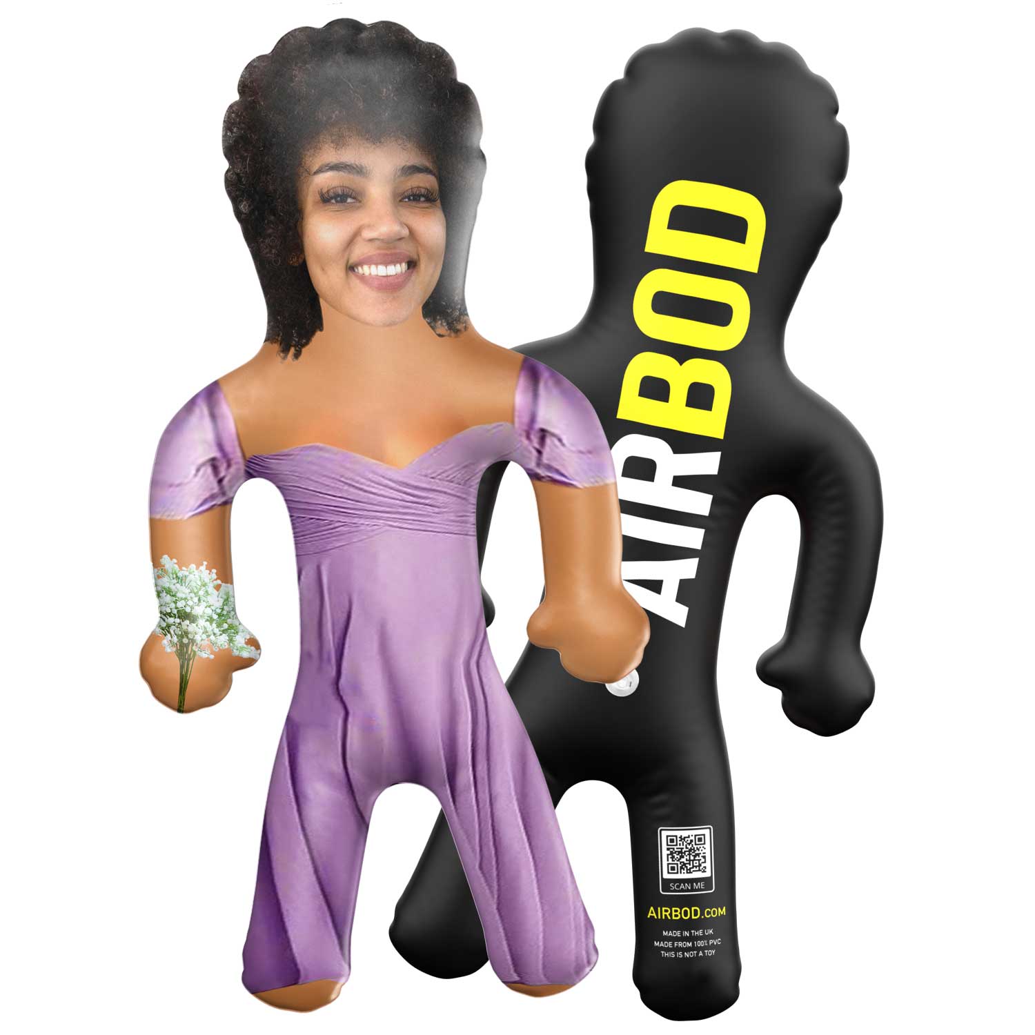 Bridesmaid Dress - Light Purple/Lilac Blow Up Doll