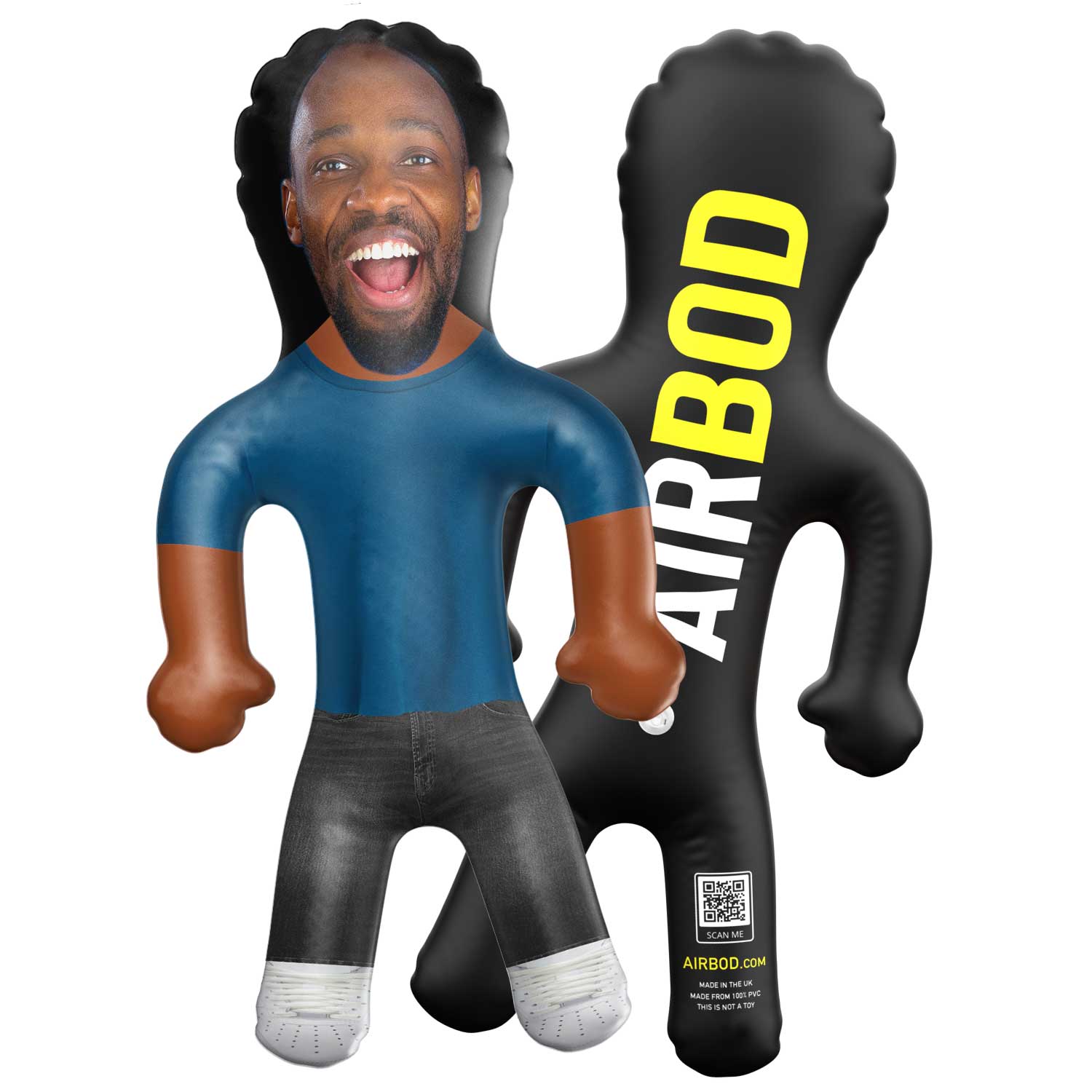 Blue T and Black Jeans Blow Up Doll