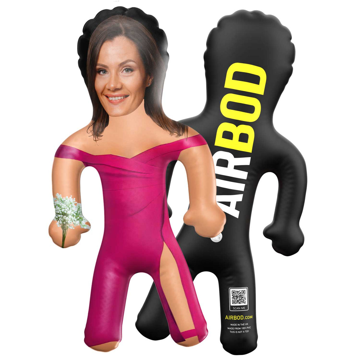 Bridesmaid Dress - Hot Pink Blow Up Doll