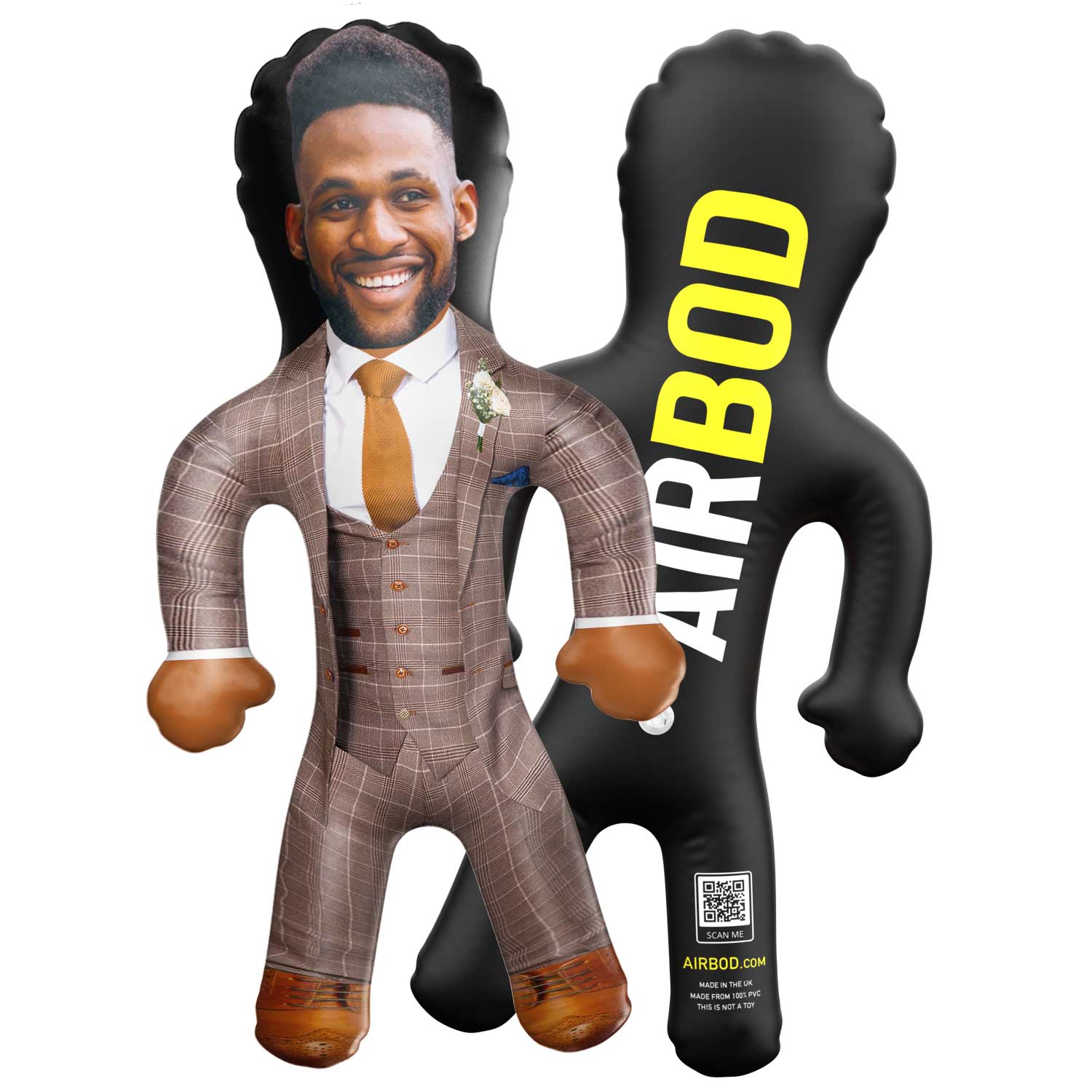 Groomsman - Tartan Blow Up Doll