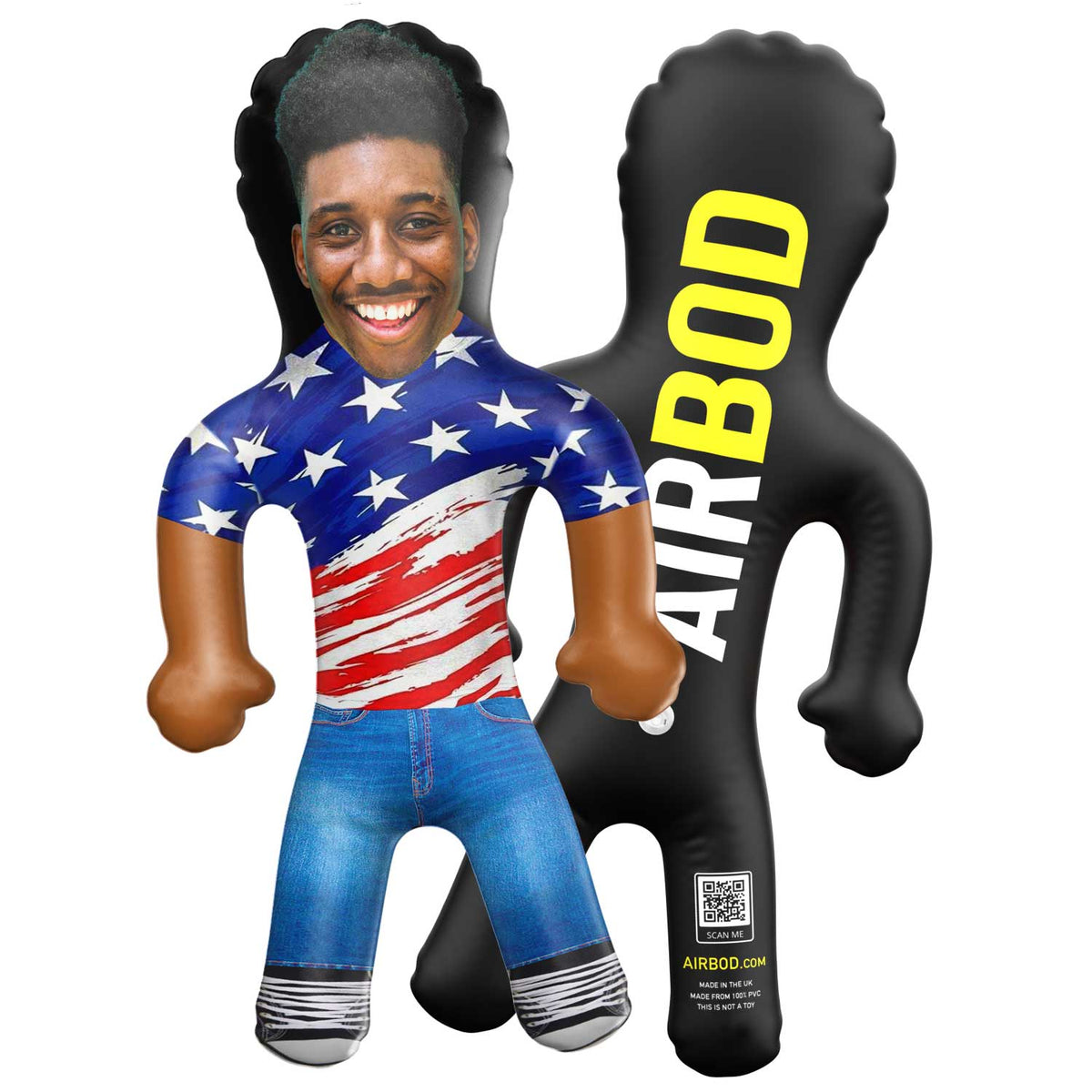 USA T-Shirt Print Blow Up Doll