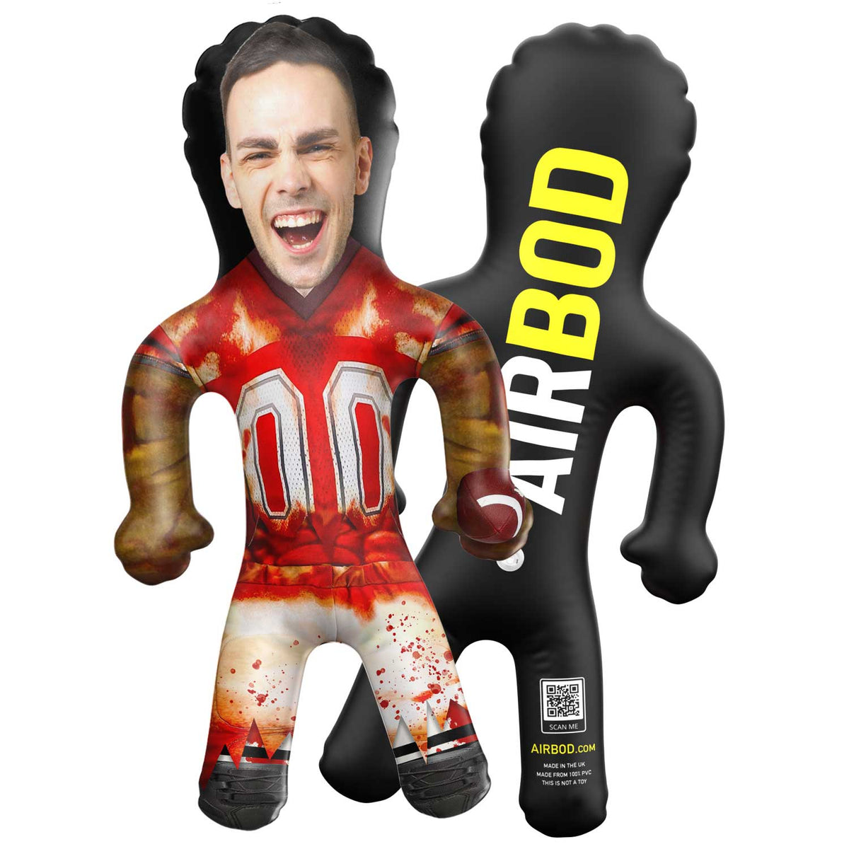 Zombie American Football Player Blow Up Doll