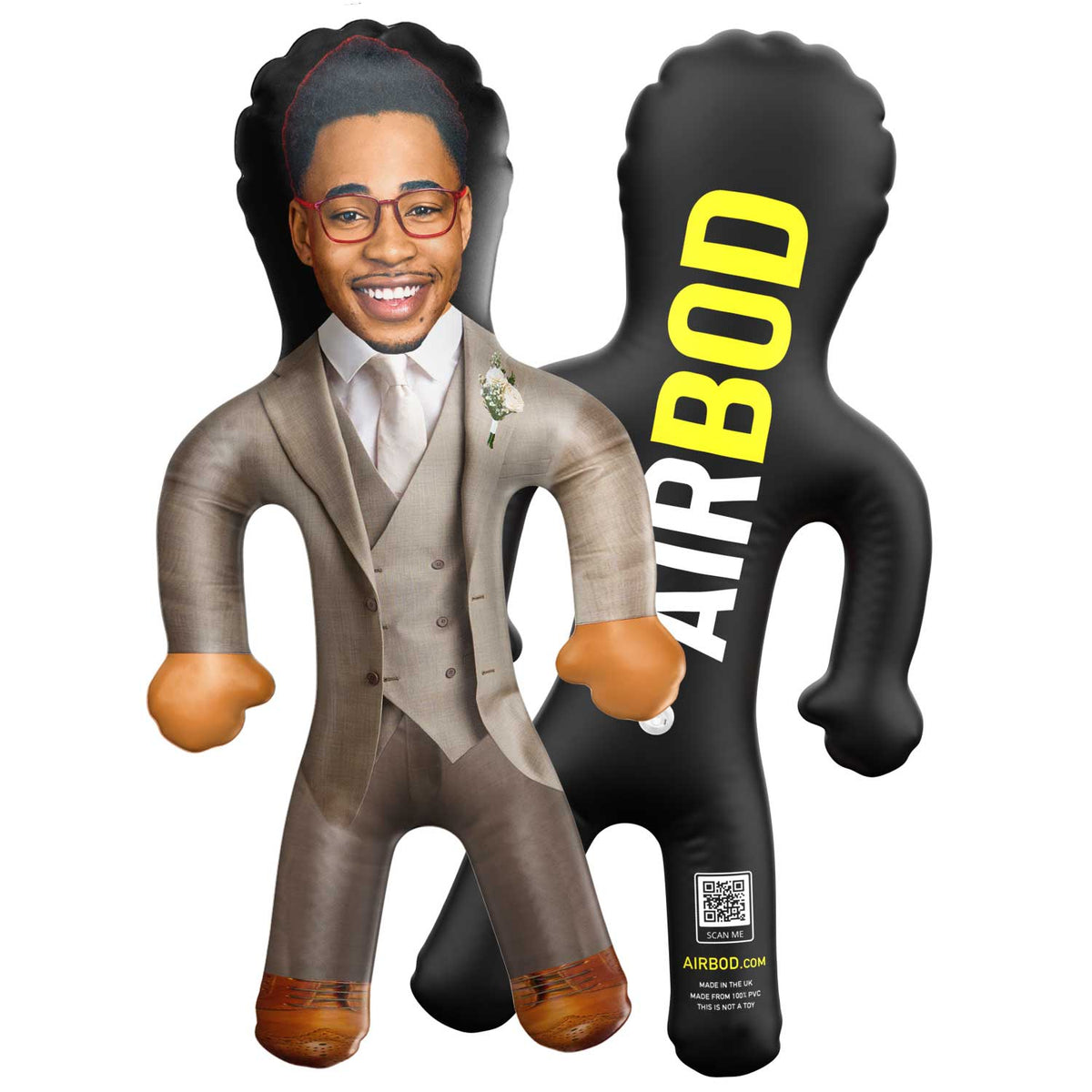 Groom Beige Suit Blow Up Doll