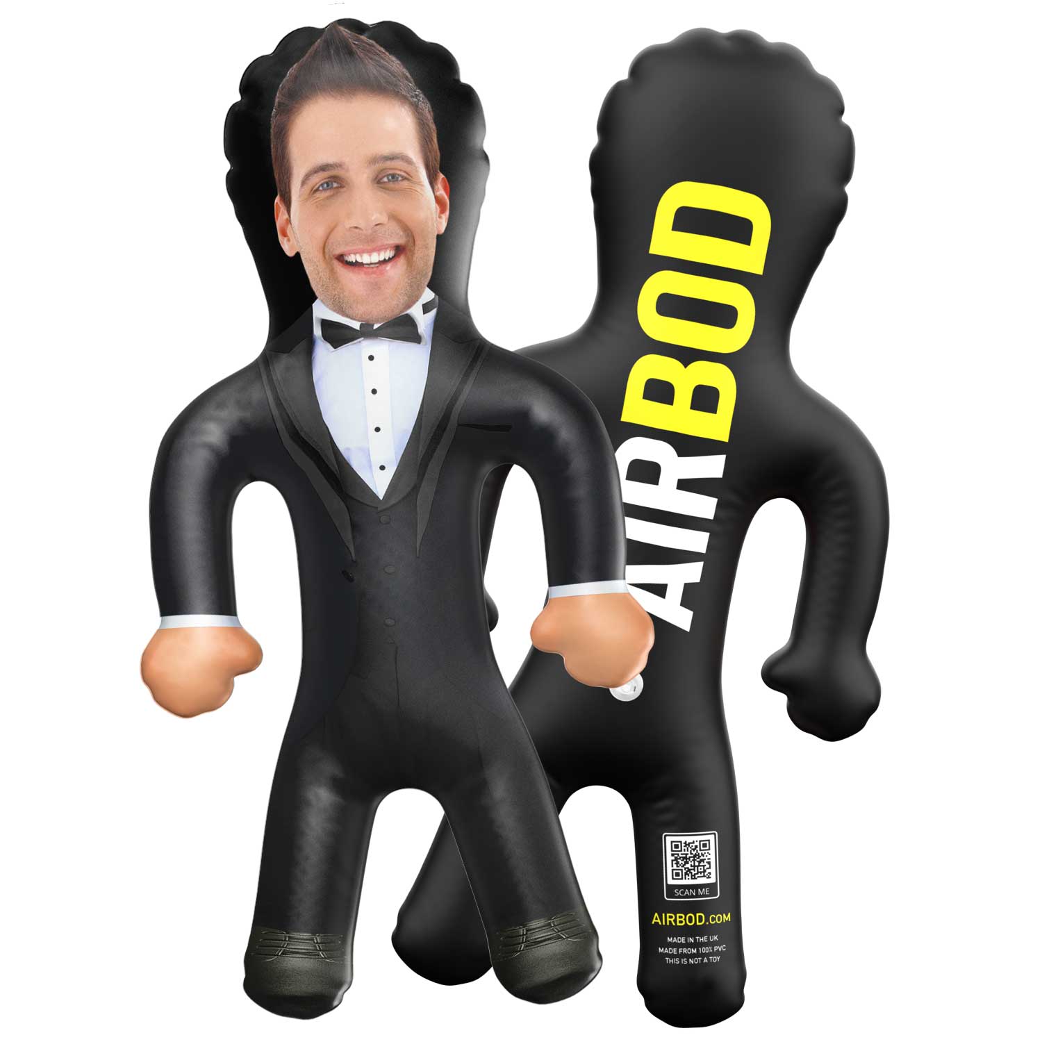 Tuxedo Black Blow Up Doll