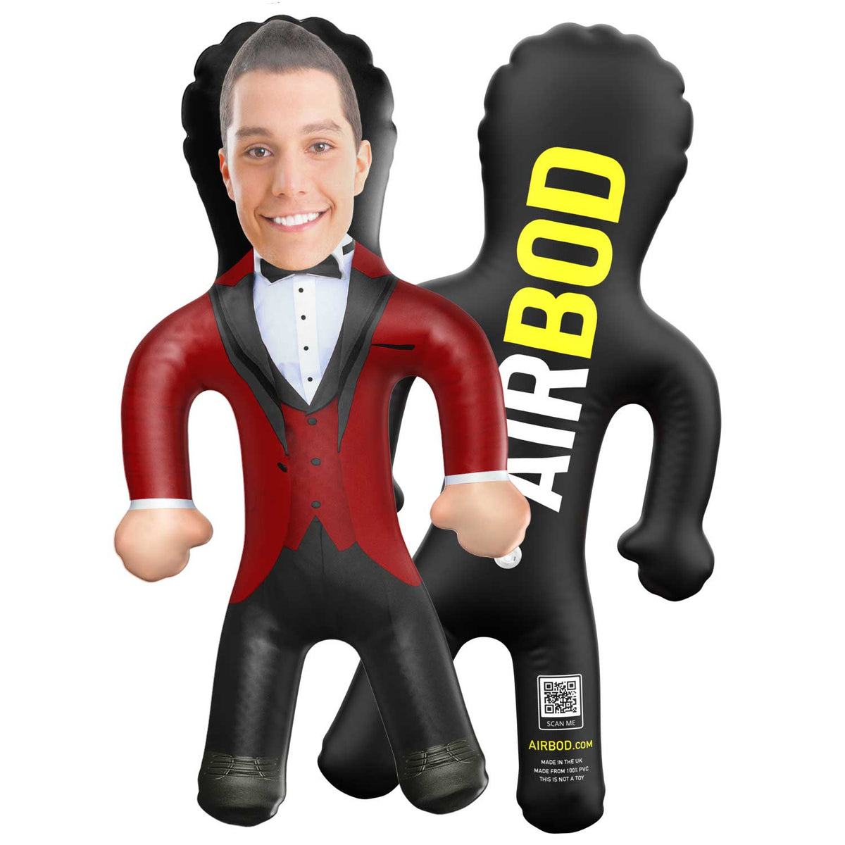 Tuxedo Red Blow Up Doll